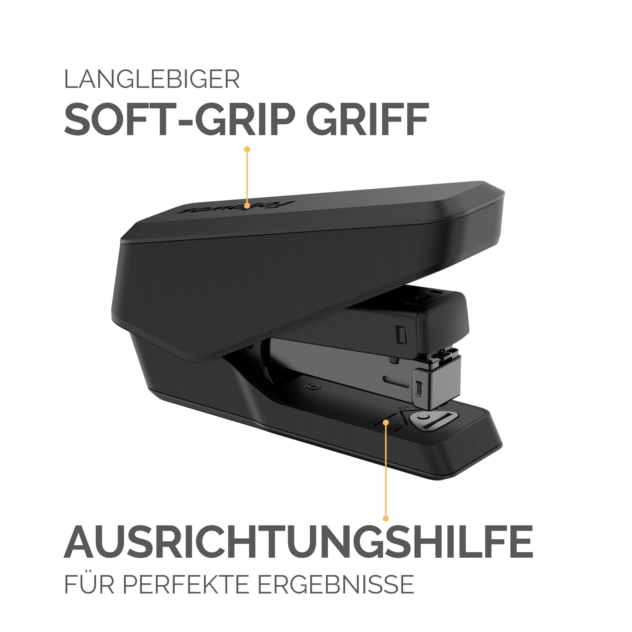 fellowes-lx840-easy-press-tacker-schwarz-25-blatt-halbstreifen image 4
