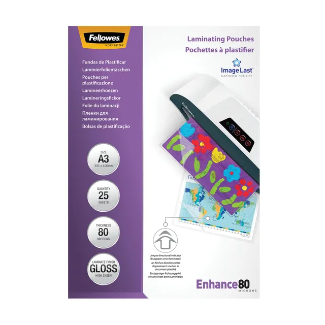 fellowes-imagelast-laminierfolien-a3-80-mikron-25-st-ck image 1
