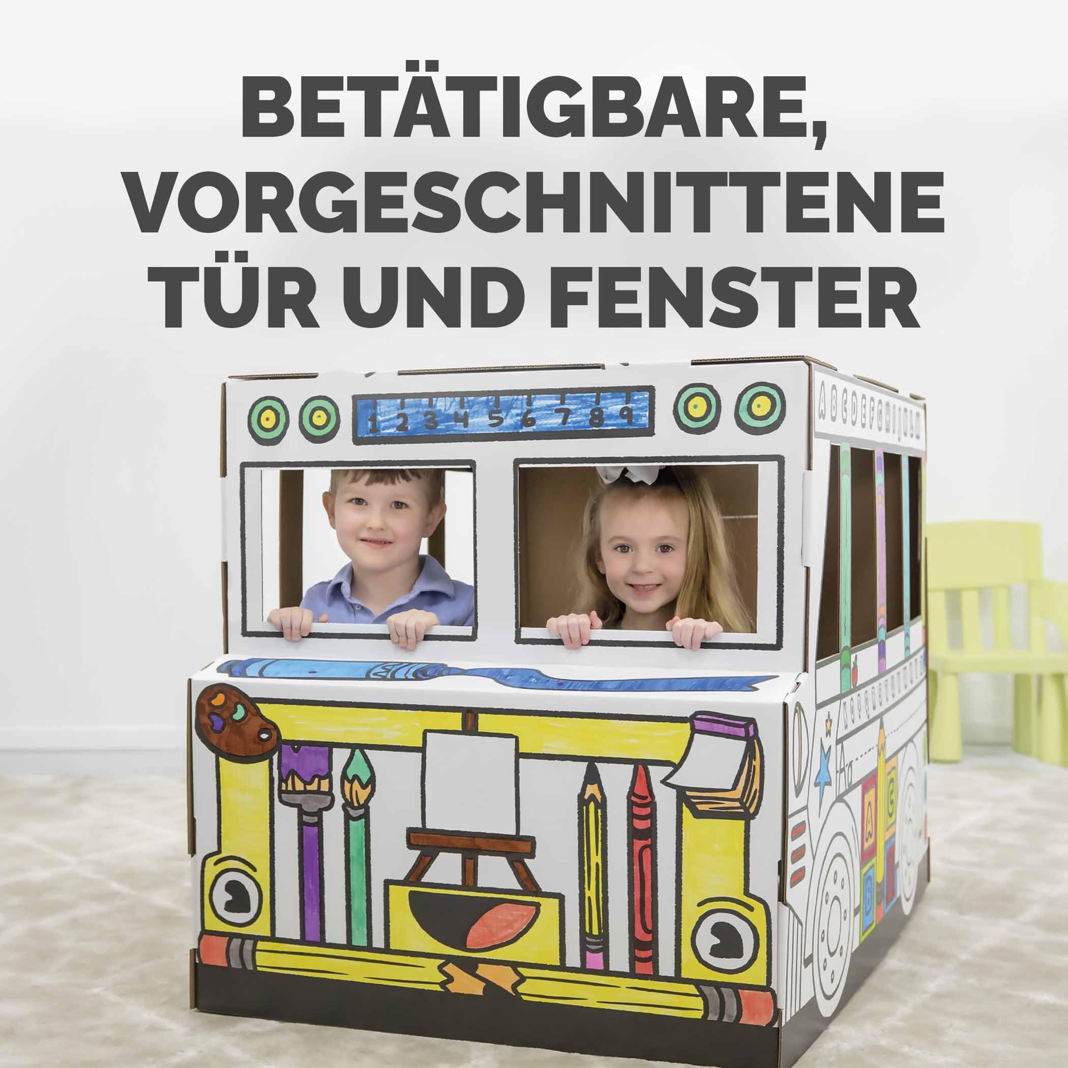 bankers-box-colour-in-spielhaus-pappe-schulbus-ausmalen image 8