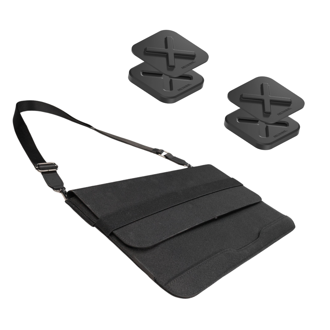 deltahub-formo-holdx-bundle-laptoptasche-13-zoll-silber-magnetisch image 2