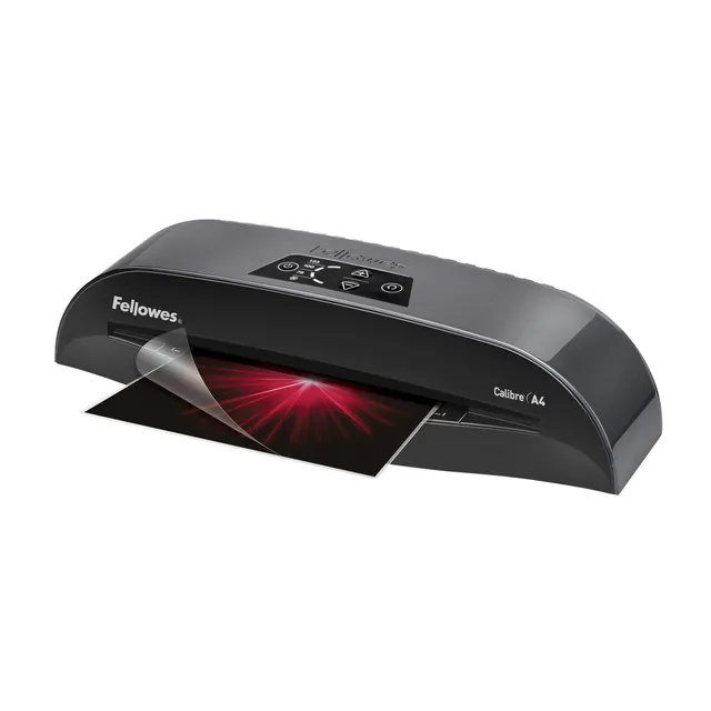 fellowes-calibre-a4-laminierger-t-125-micron-inkl-10-folien-schwarz image 1