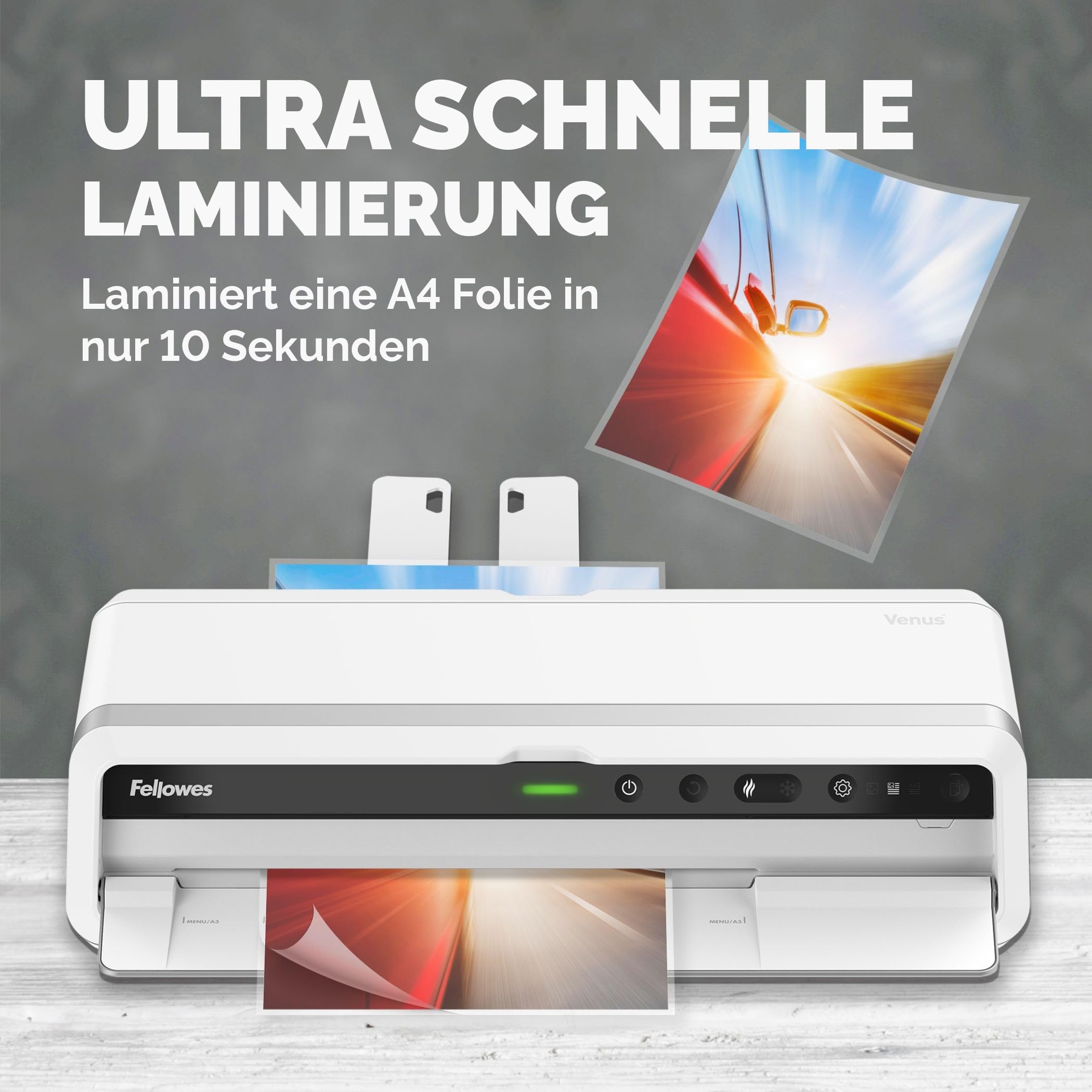 fellowes-venus-laminierger-t-a3-wei-250-mikron-inkl-folien image 2