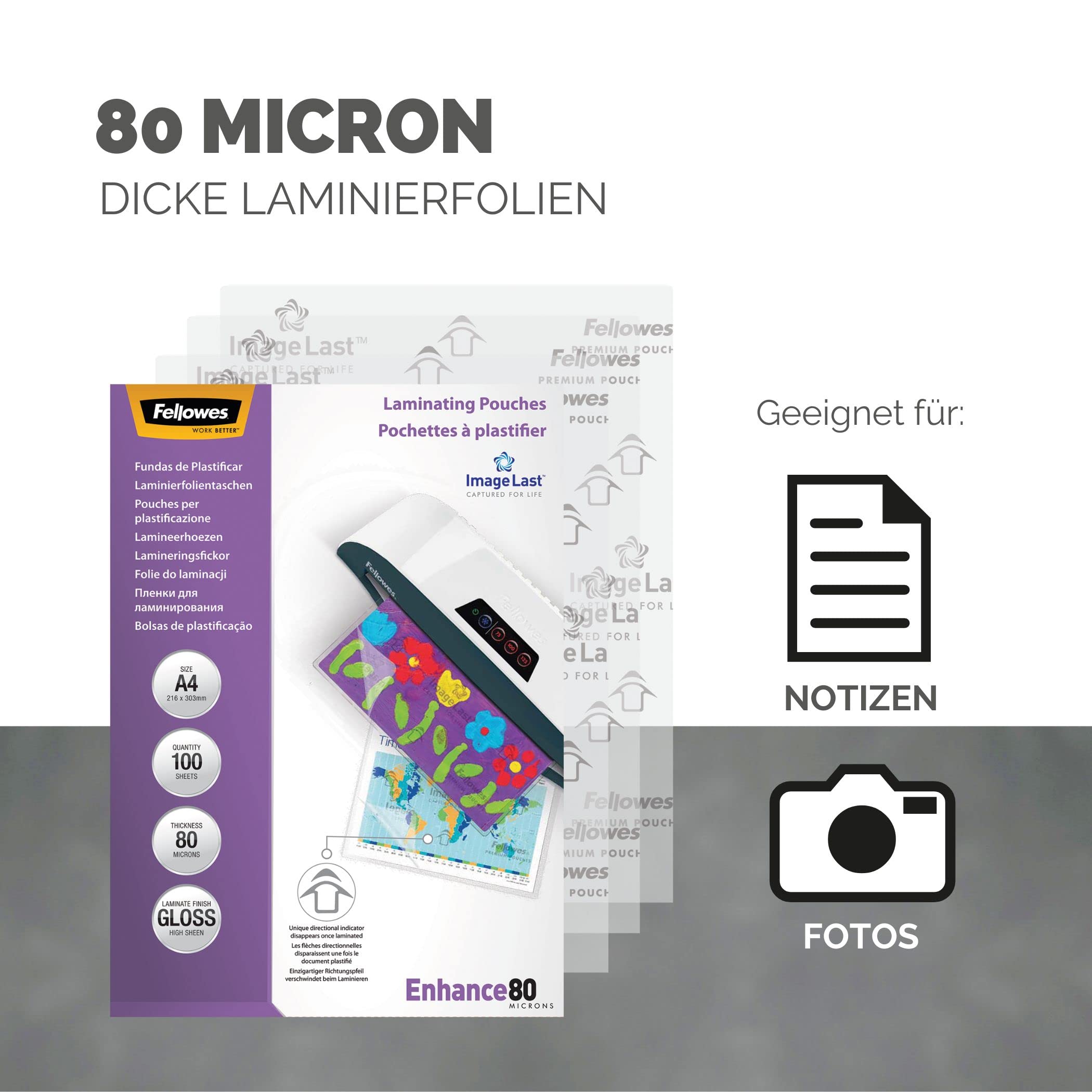 fellowes-imagelast-laminierfolien-a4-gl-nzend-80-mic-500-st-ck image 3