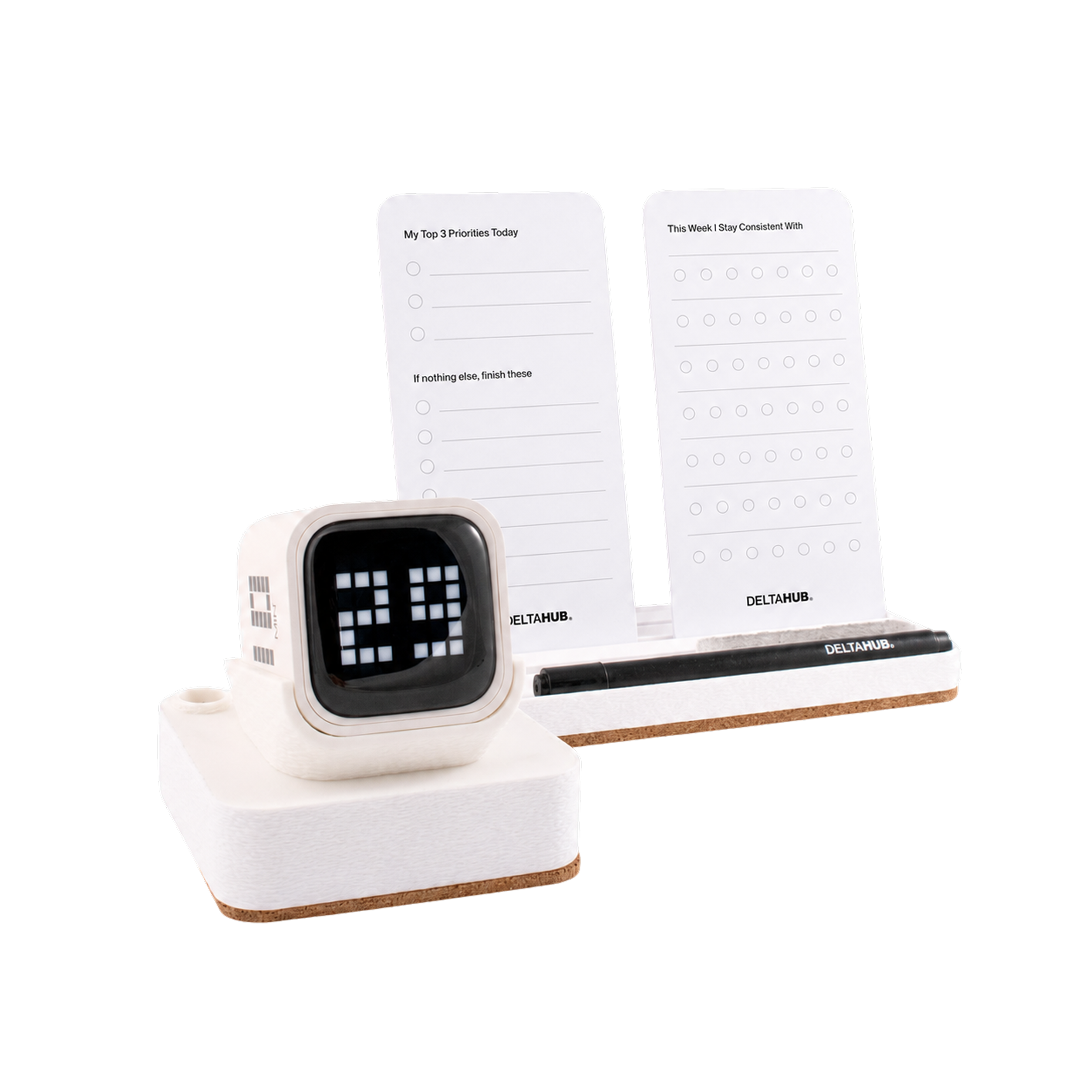 deltahub-to-do-list-focus-bundle-tagesplaner-schwarz-blank image 5