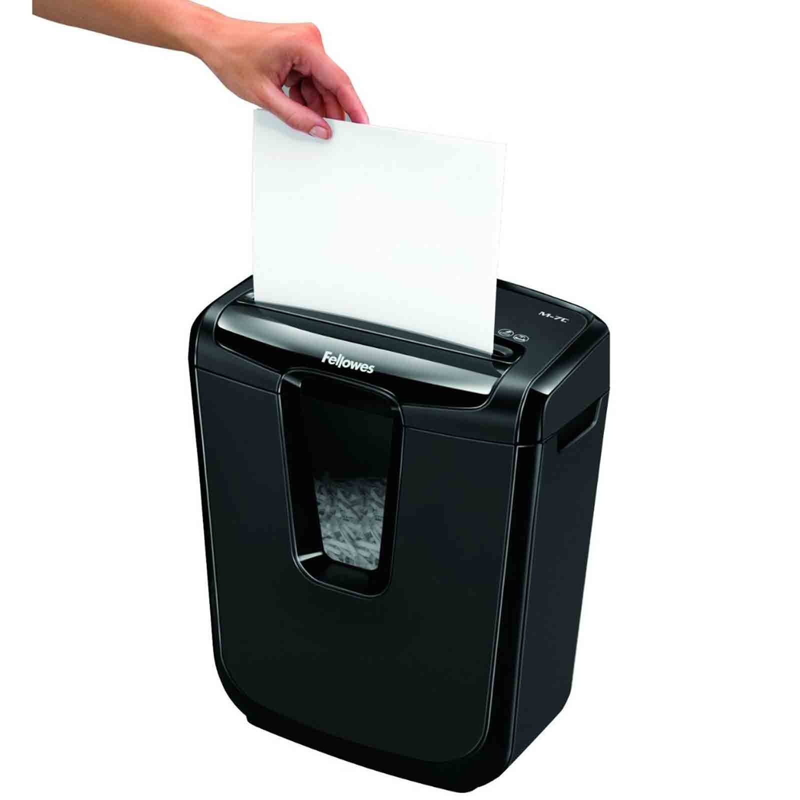 fellowes-powershred-m-7c-aktenvernichter-p4-7-blatt-schwarz image 3