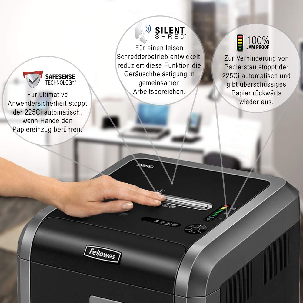 fellowes-powershred-225ci-aktenvernichter-partikelschnitt-24-blatt image 3