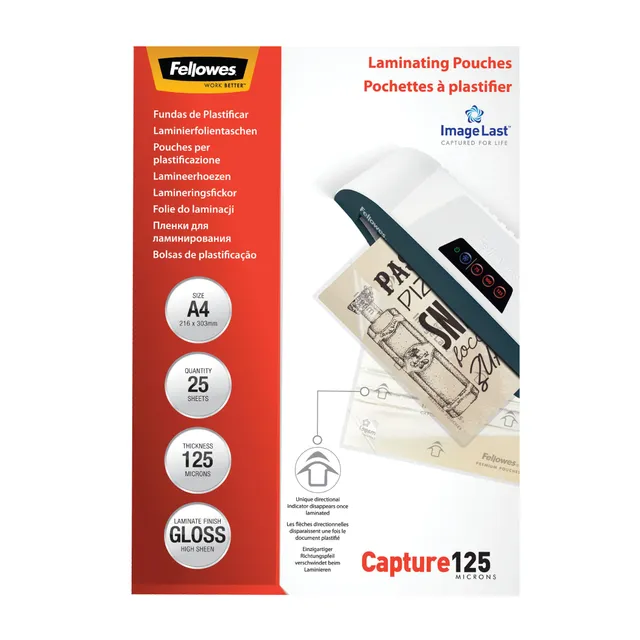 fellowes-imagelast-laminierfolien-a4-125-mikron-25-st-gl-nzend image 1