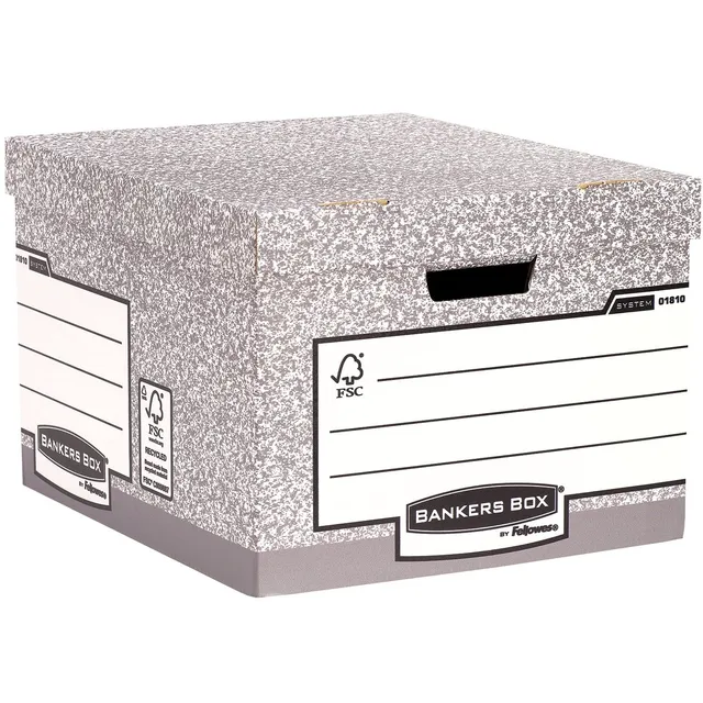 fellowes-bankers-box-system-archivbox-gro-grau-10er-pack image 1