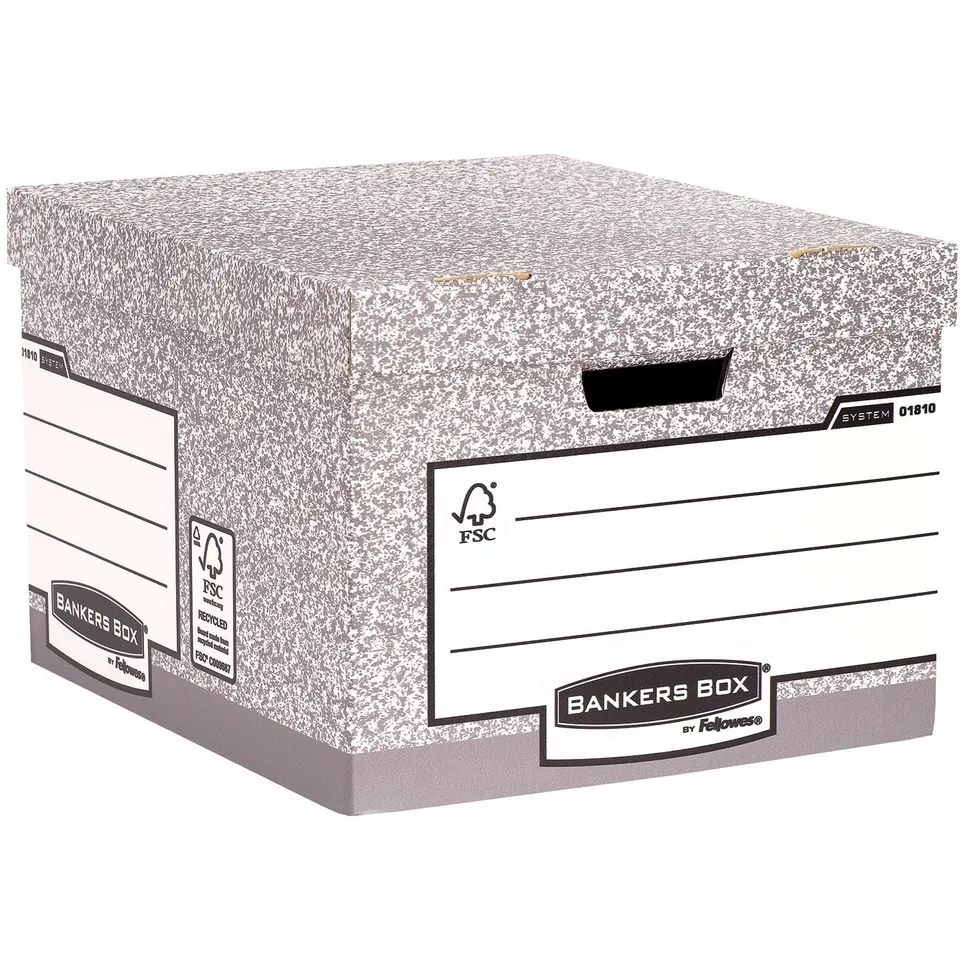 fellowes-bankers-box-system-archivbox-gro-grau-10er-pack image 1