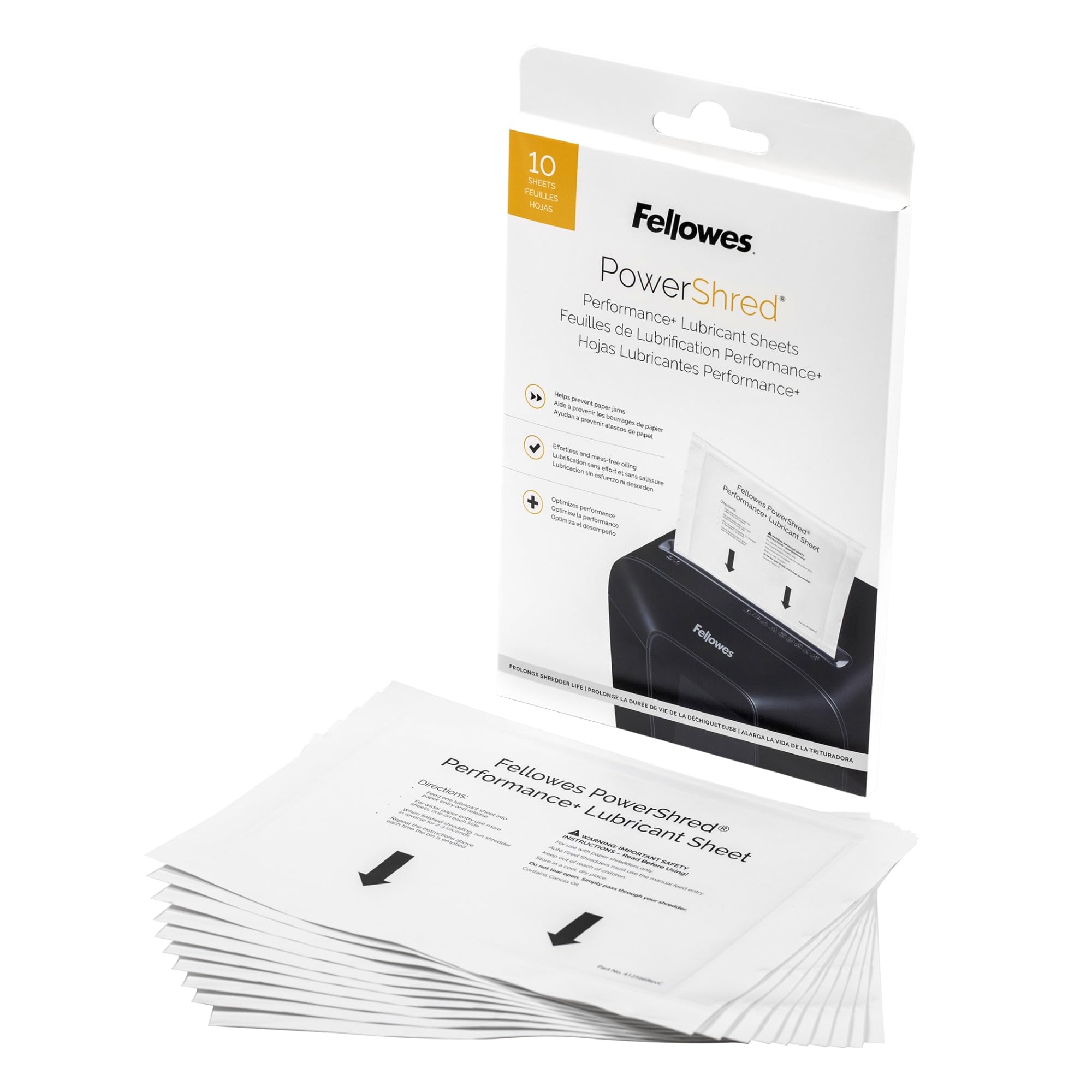 fellowes-powershred-schmiermittelbl-tter-10-st-ck-kreuzschnitt-l image 1
