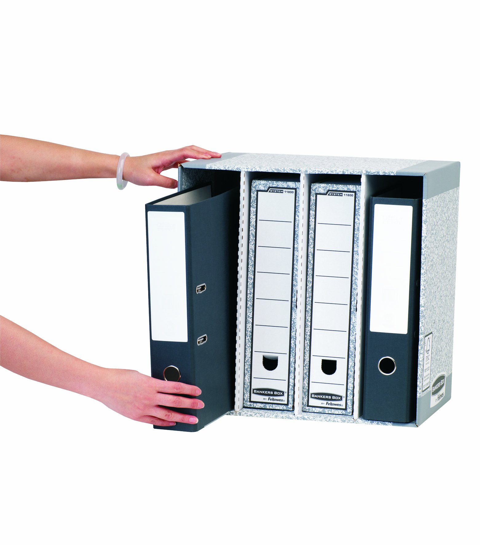 fellowes-r-kive-organizer-grau-wei-5er-archivsystem image 5