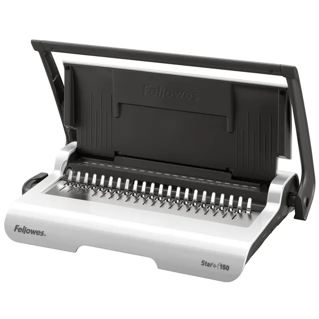 fellowes-star-bindemaschine-manuell-a4-150-blatt-plastikbindung image 1