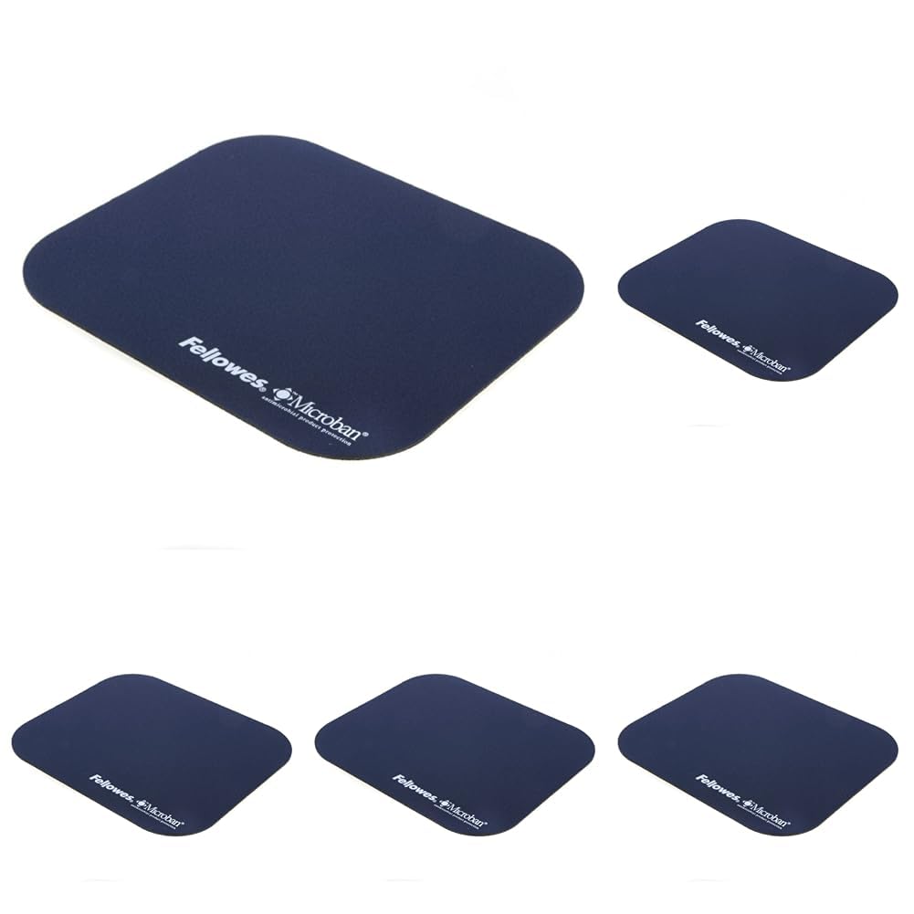 fellowes-mauspad-schwarz-microban-antibakteriell-rechteckig image 6