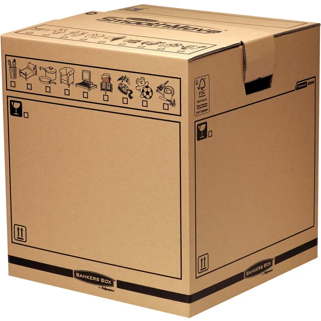 bankers-box-smoothmove-umzugskarton-104l-braun-5er-pack image 1
