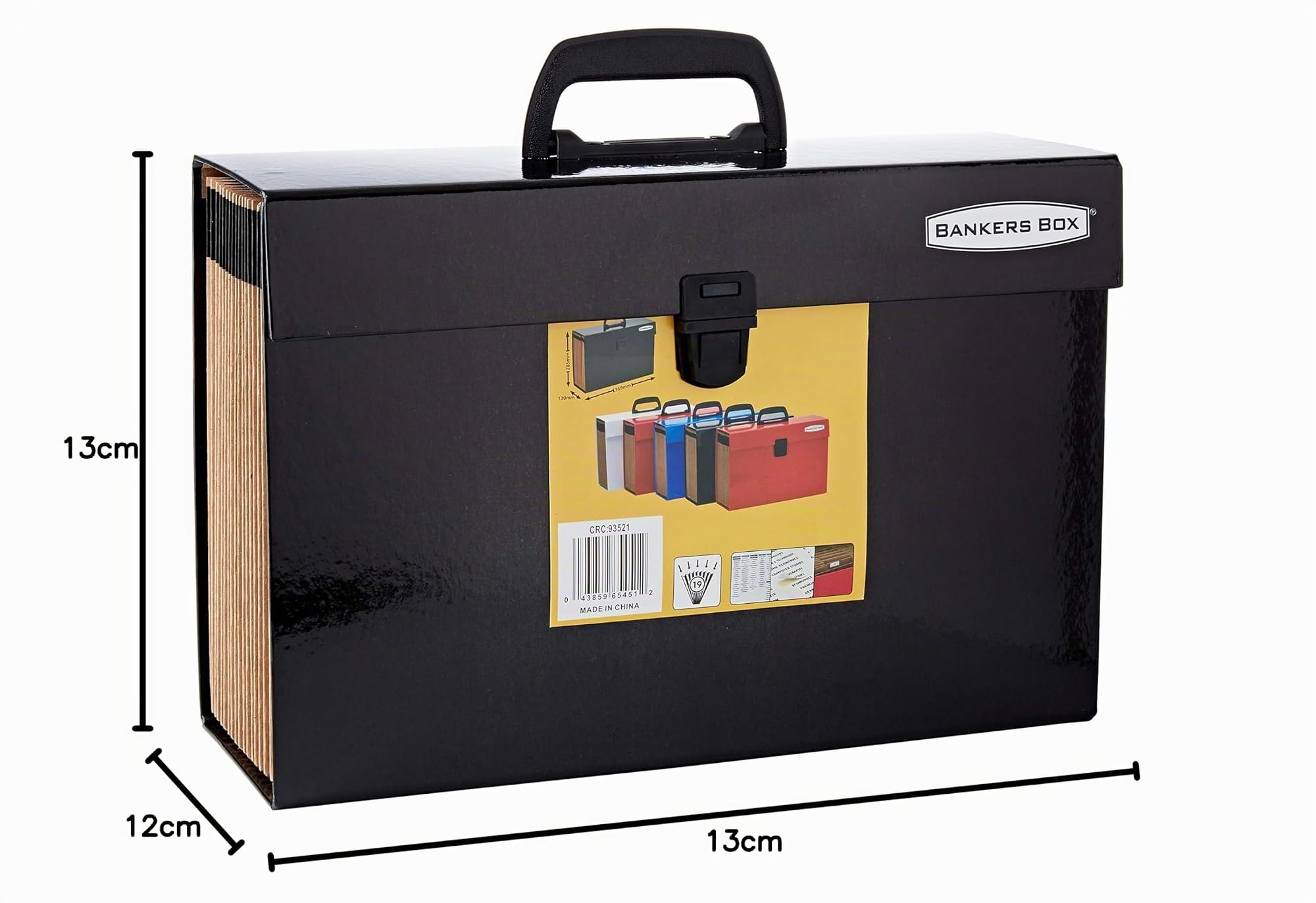 bankers-box-handifile-f-chermappe-a4-schwarz-19-f-cher image 6