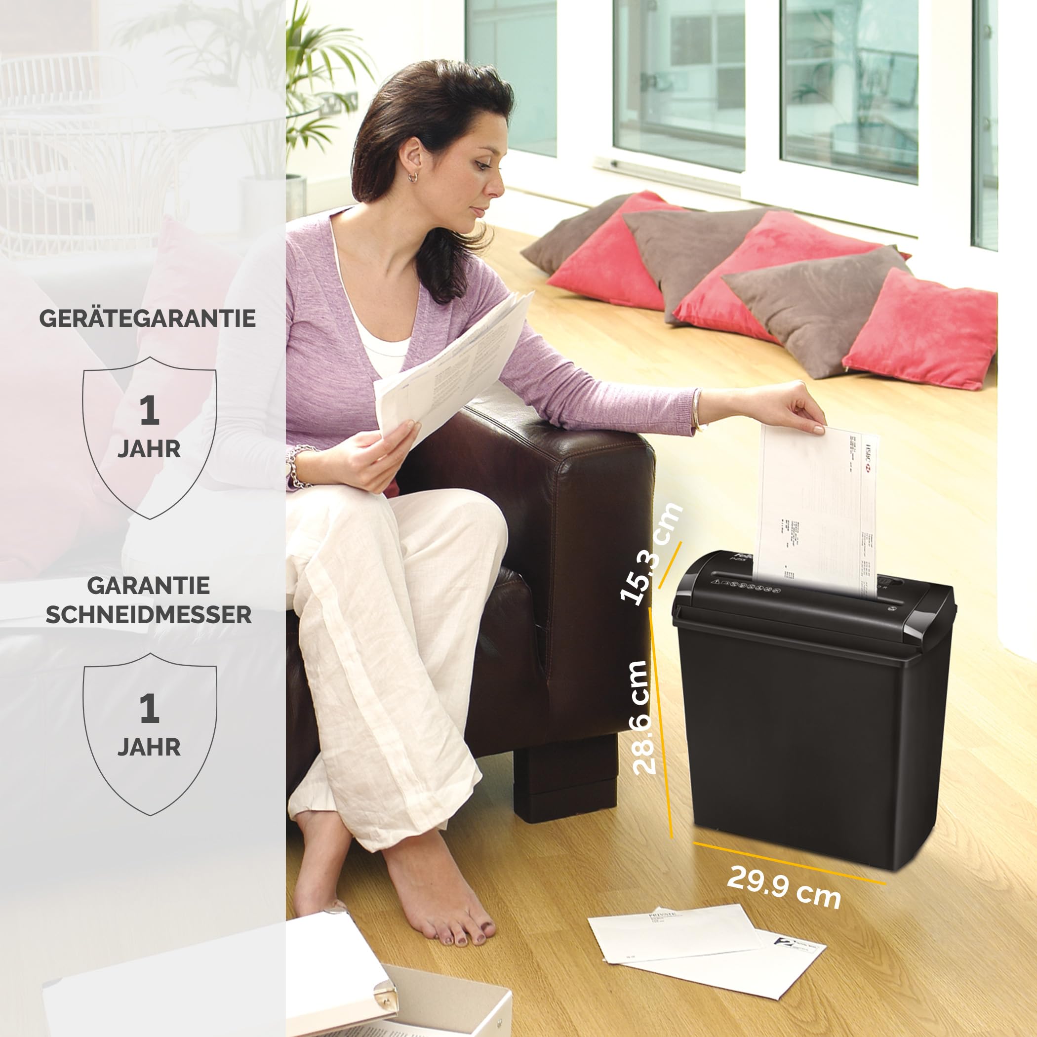 fellowes-powershred-p-25s-aktenvernichter-streifenschnitt-5-blatt image 7