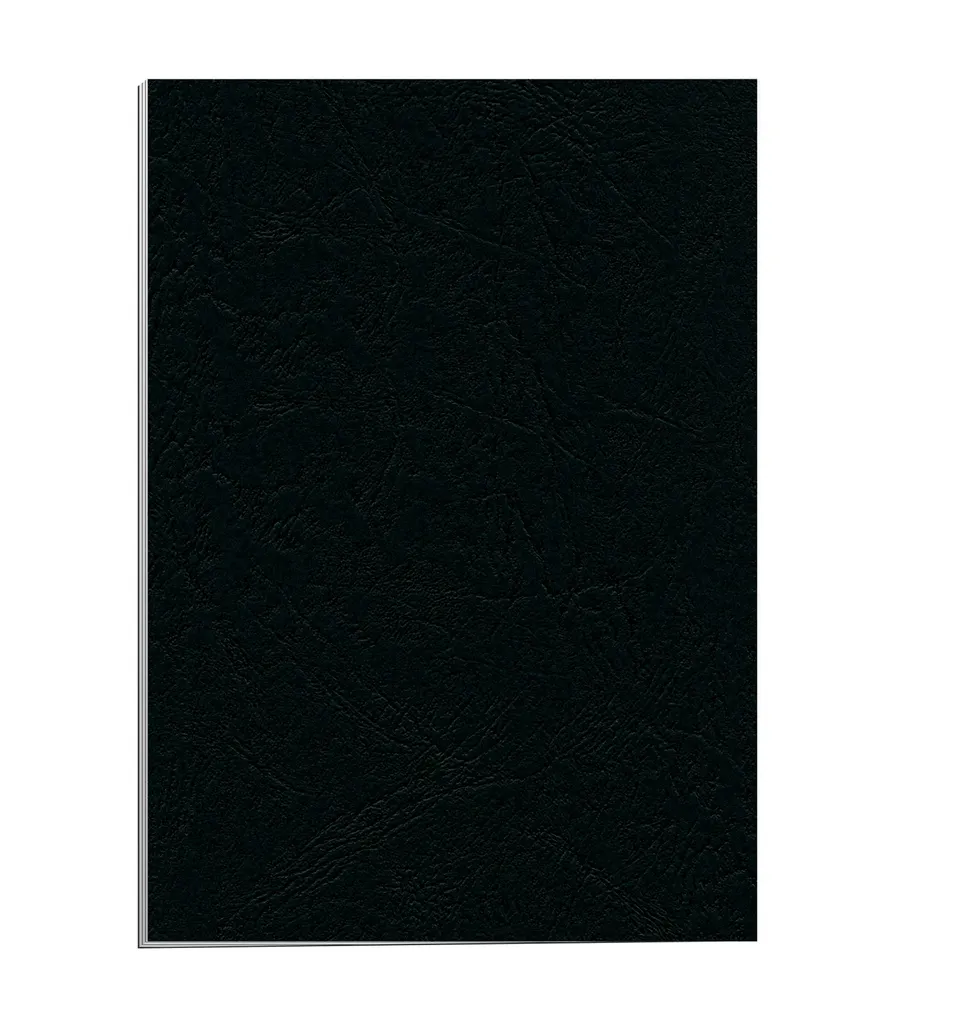 fellowes-galaxy-deckblatt-a4-lederstruktur-schwarz-25-st image 1