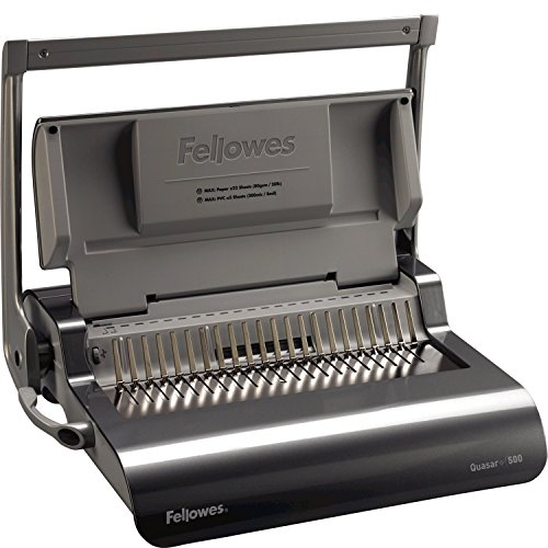 fellowes-quasar-500-plastikbindeger-t-22-blatt-anthrazit image 7