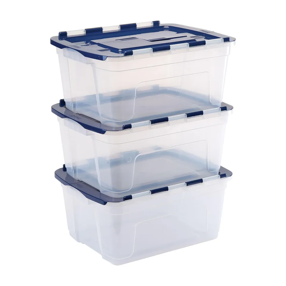 bankers-box-aufbewahrungsbox-45l-mit-deckel-3er-pack-stapelbar image 1