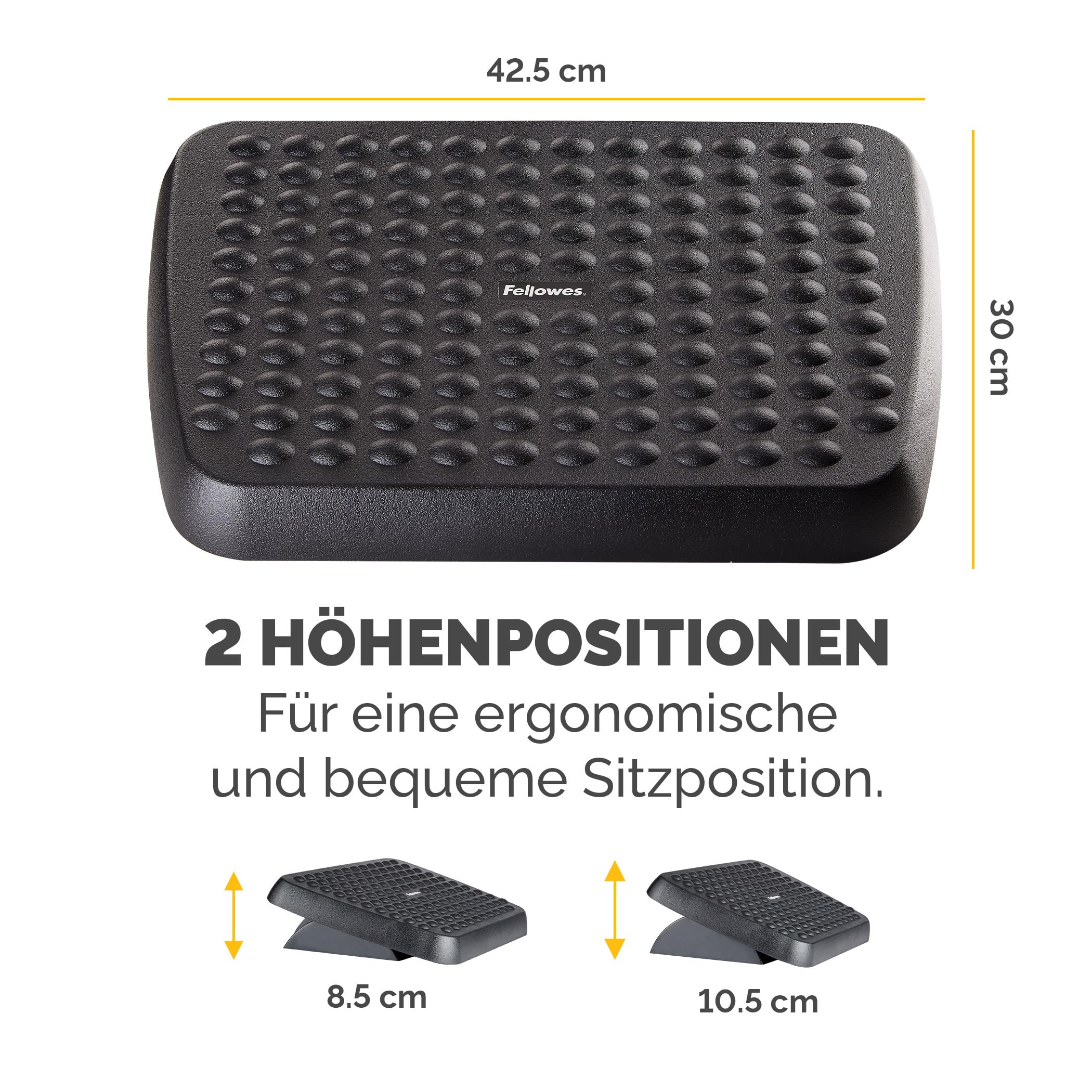 fellowes-standard-fu-st-tze-verstellbar-schwarz-recycelt image 4