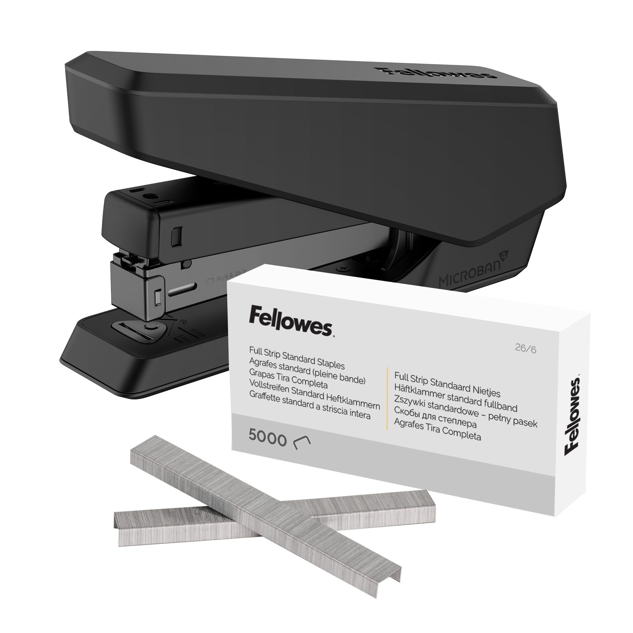 fellowes-lx840-easy-press-tacker-wei-25-blatt-halbstreifen image 8
