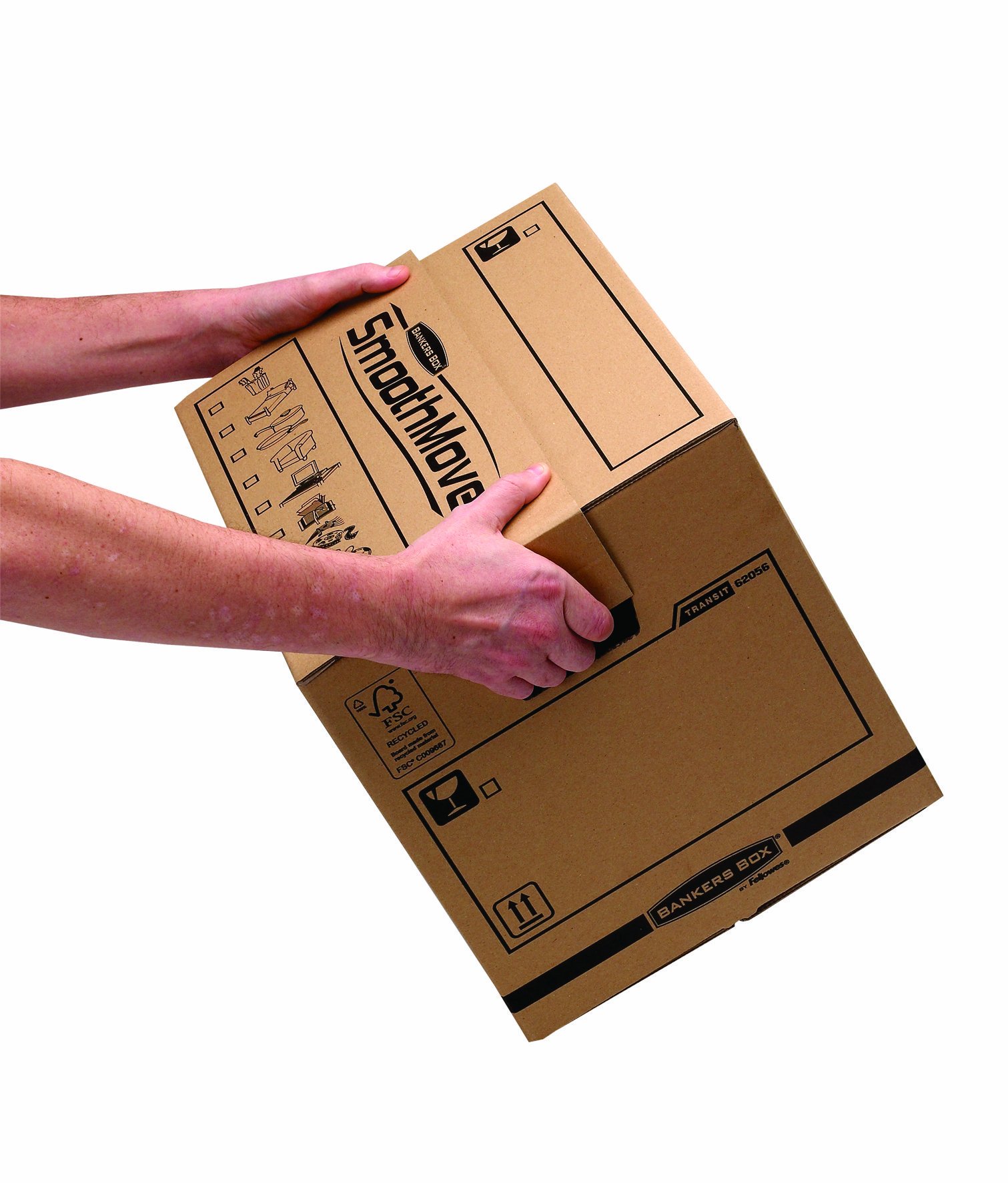 bankers-box-smoothmove-umzugskarton-104l-braun-5er-pack image 7