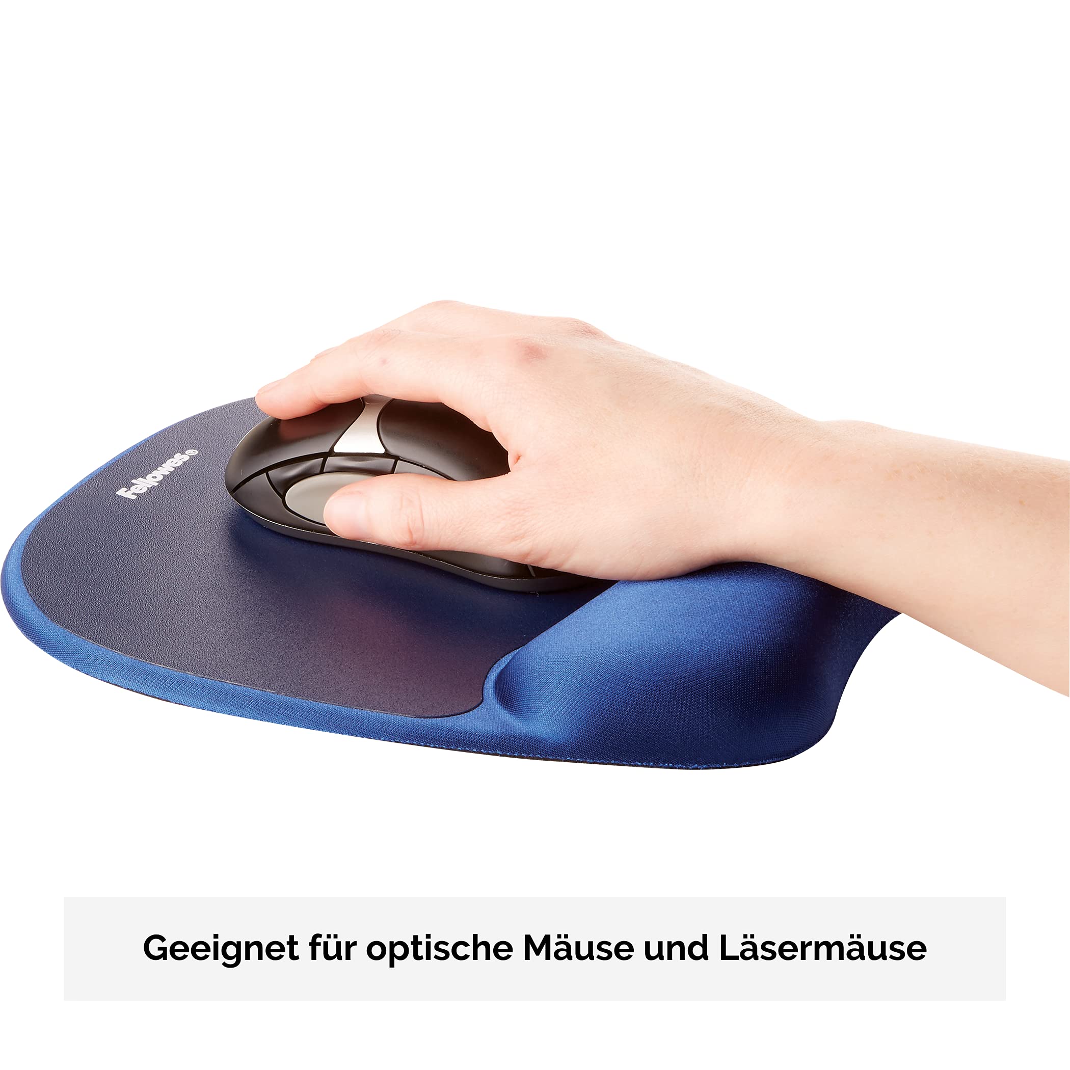 fellowes-standard-mauspad-memory-foam-handgelenkauflage-blau image 2