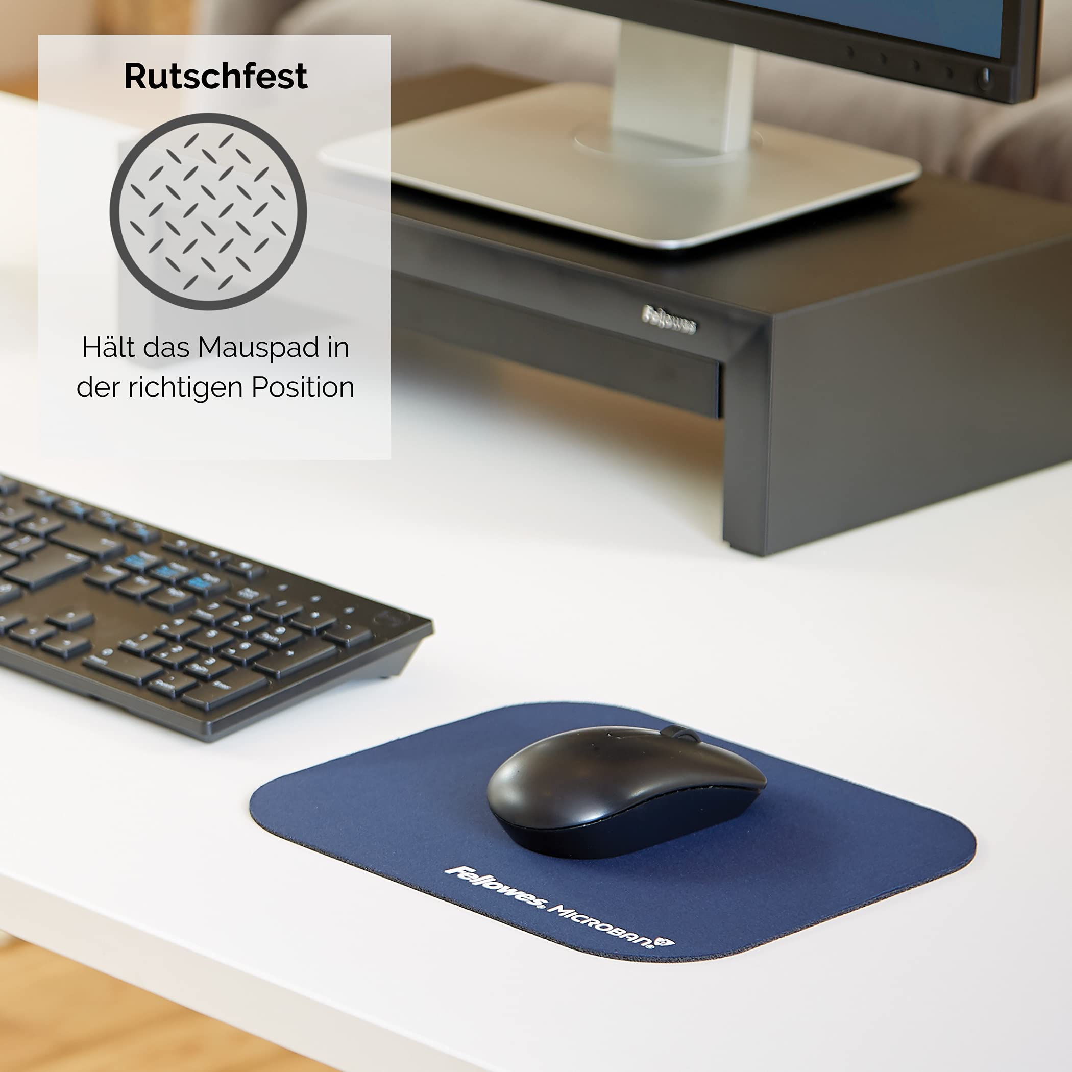 fellowes-standard-mauspad-microban-blau-rechteckig image 5