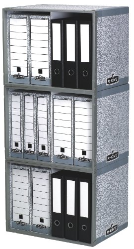bankers-box-system-ordnerarchiv-stapelbar-grau-5-st-ck image 2