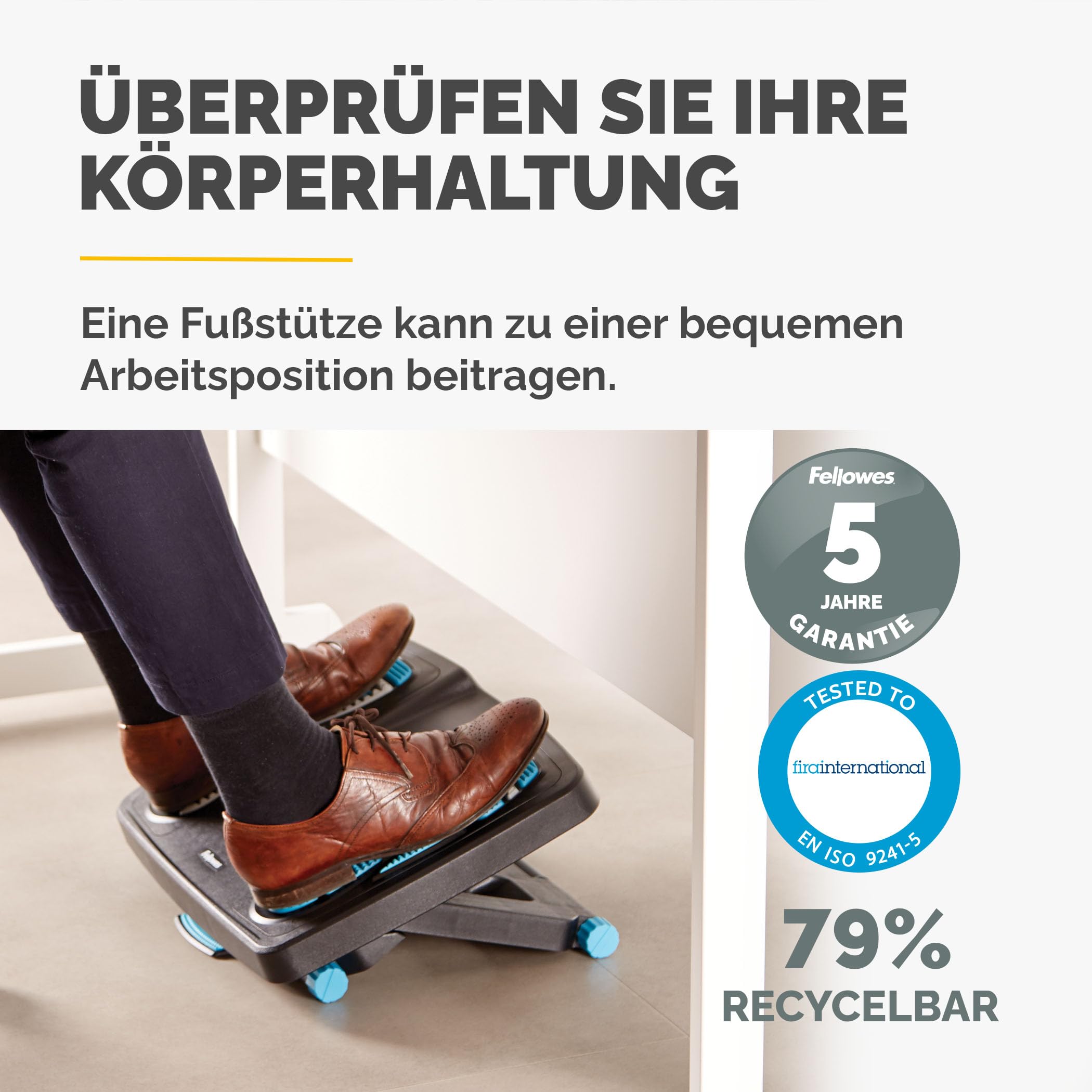fellowes-8068001-fu-st-tze-energizer-schwarz-verstellbar image 2
