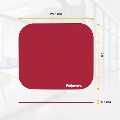 fellowes-standard-mauspad-rechteckig-polyester-rot image 8