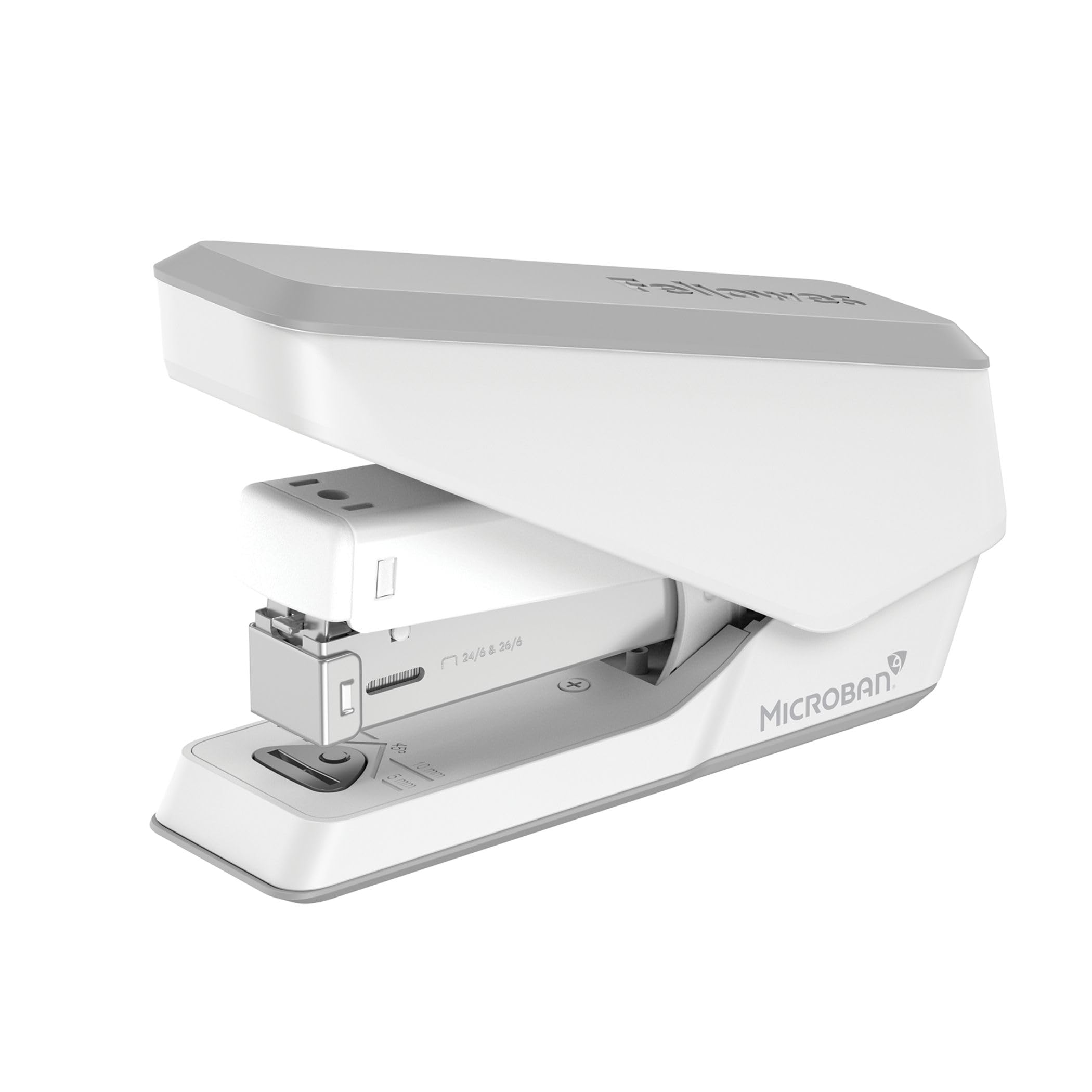 fellowes-lx840-easy-press-tacker-wei-25-blatt-halbstreifen image 1