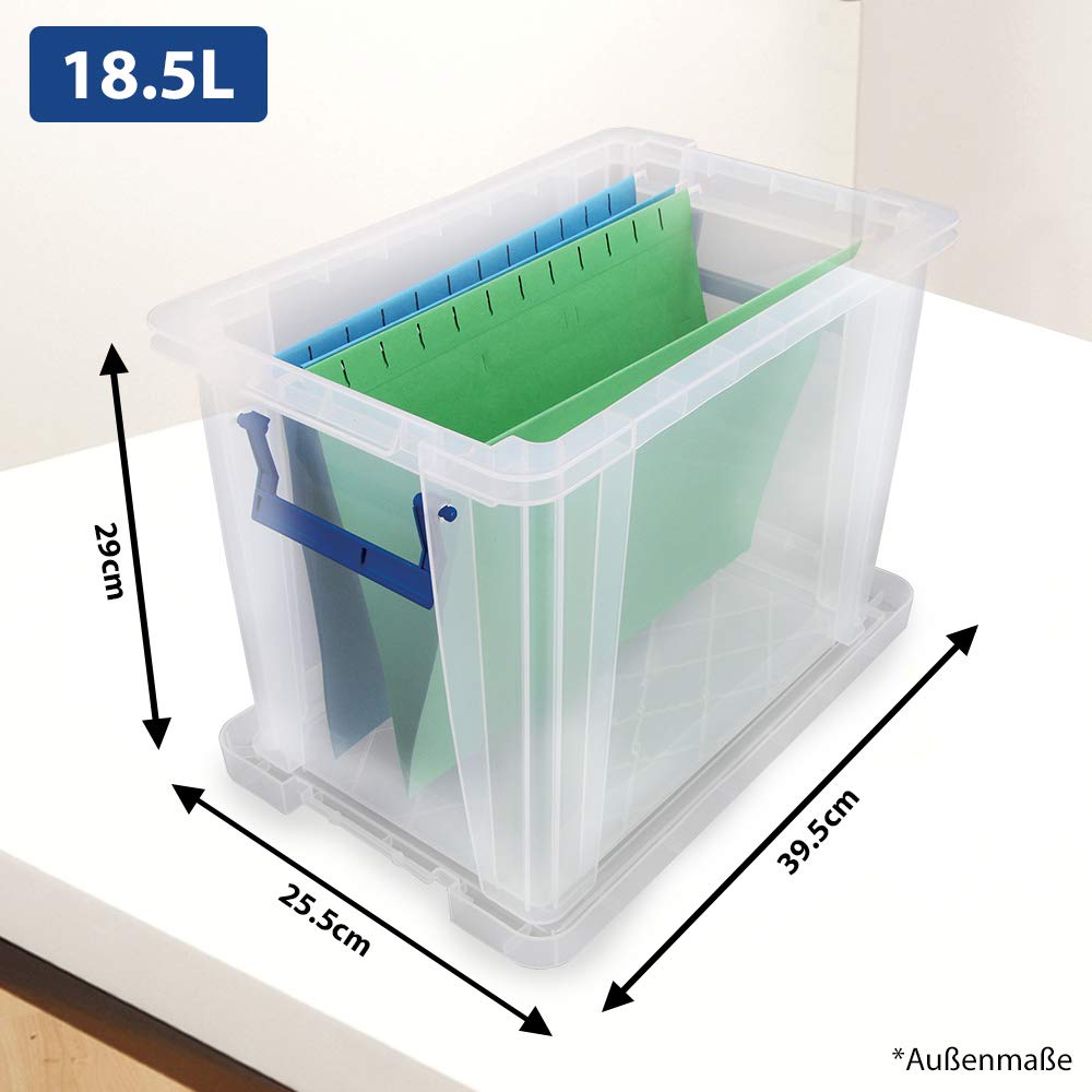 bankers-box-prostore-aufbewahrungsbox-18-5-liter-mit-deckel image 2