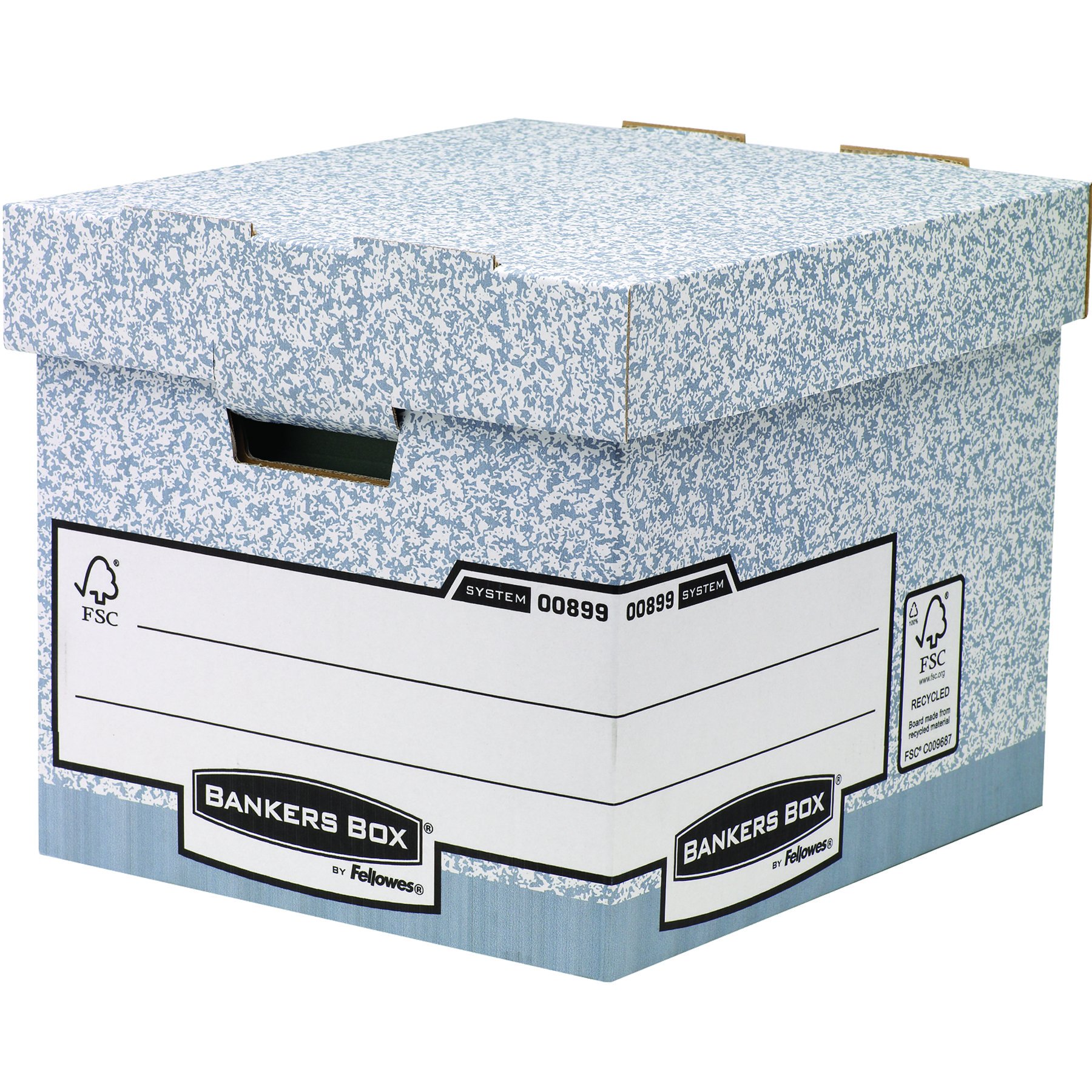 fellowes-bankers-box-system-archivbox-grau-10er-pack-a4-robust image 1