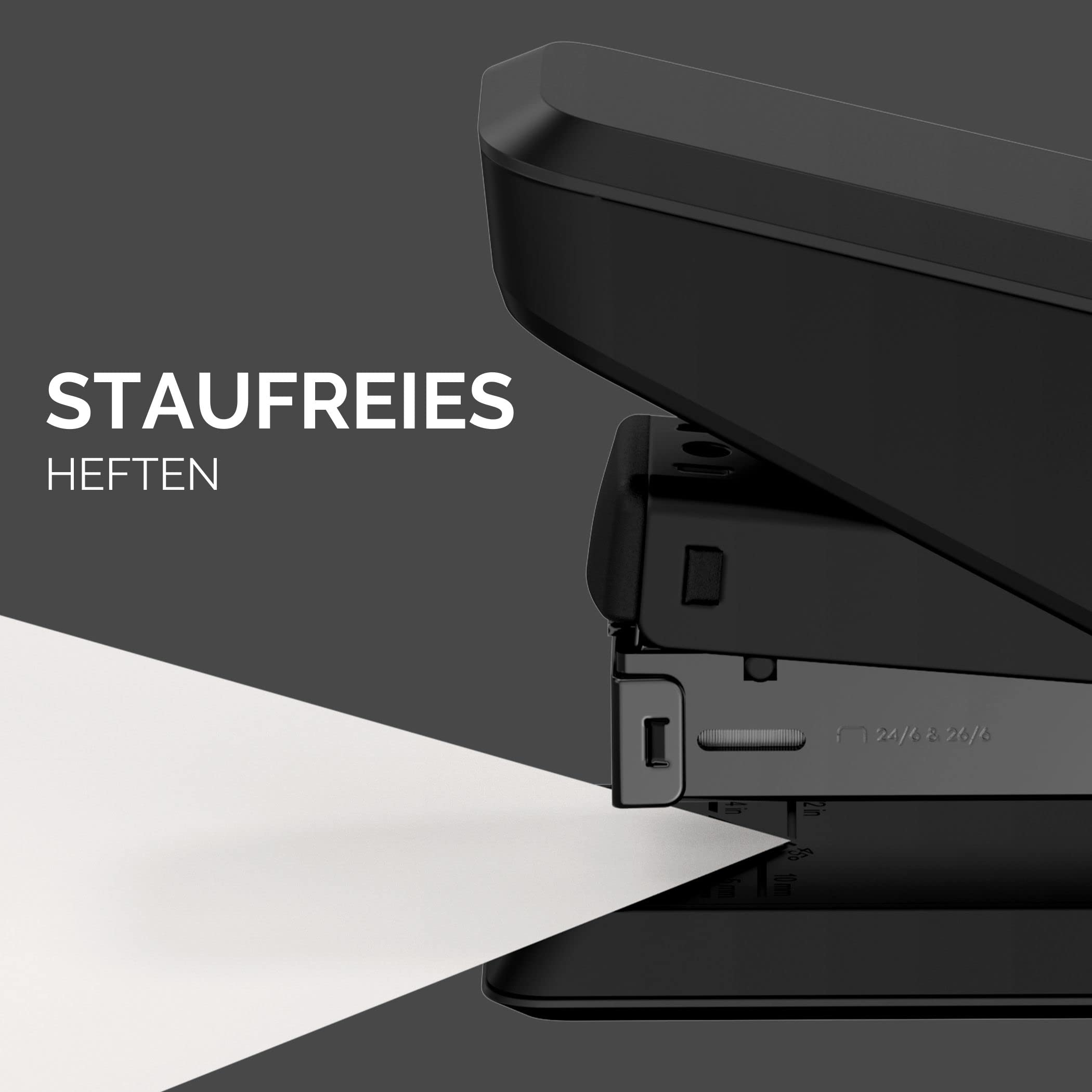 fellowes-lx840-easy-press-tacker-schwarz-25-blatt-halbstreifen image 6