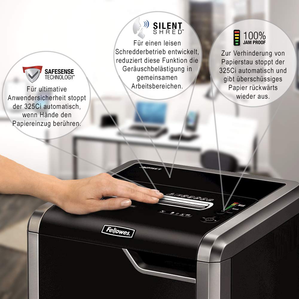 fellowes-powershred-325ci-aktenvernichter-partikelschnitt-22blatt image 3