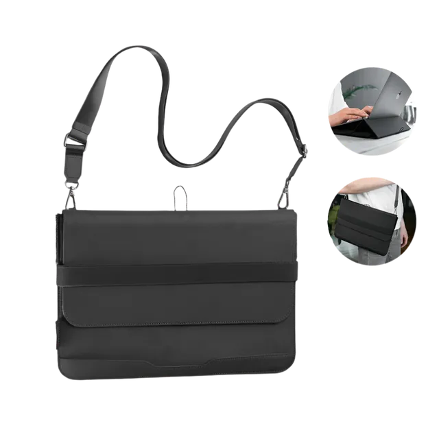 deltahub-formo-laptoptasche-14-zoll-sleeve-mit-arbeitsplatz image 1