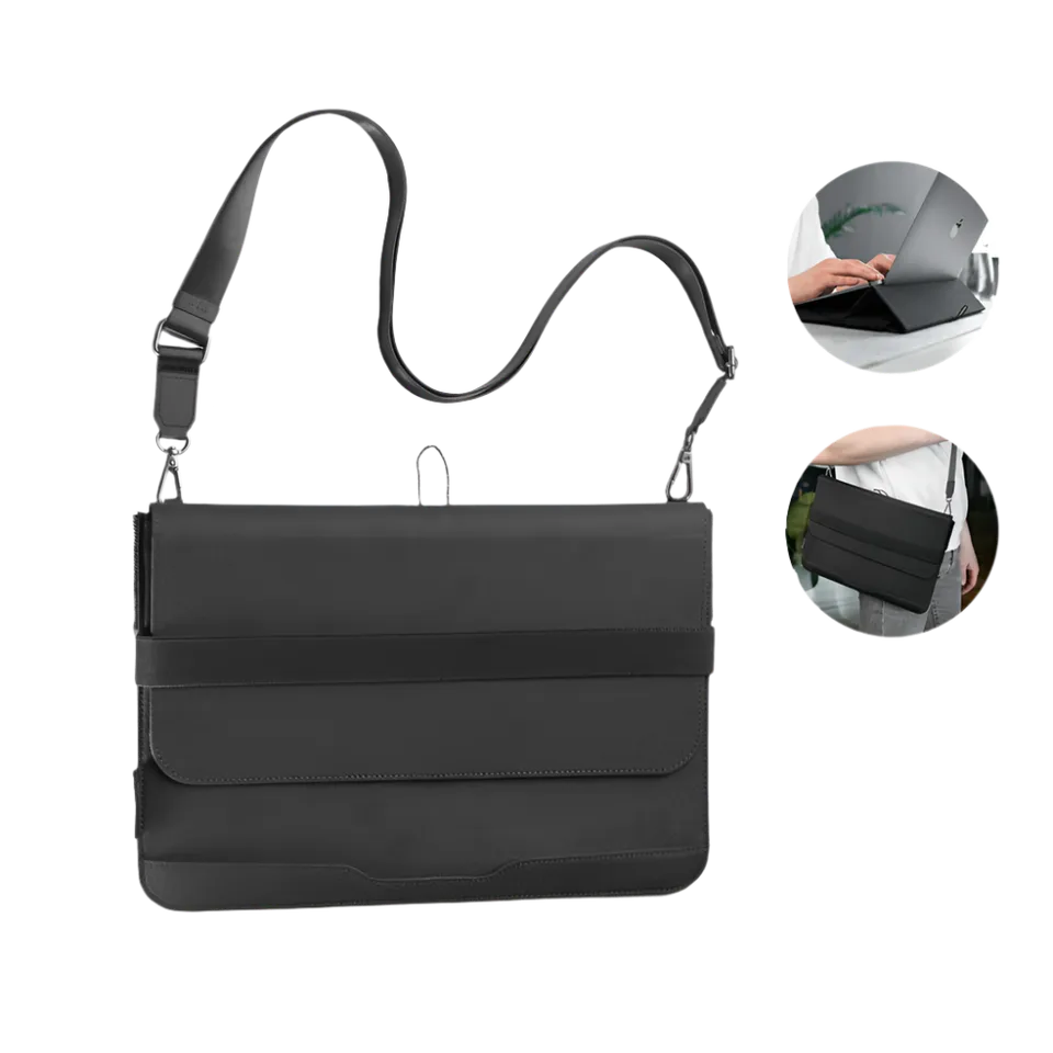 deltahub-formo-laptoptasche-14-zoll-sleeve-mit-arbeitsplatz image 1