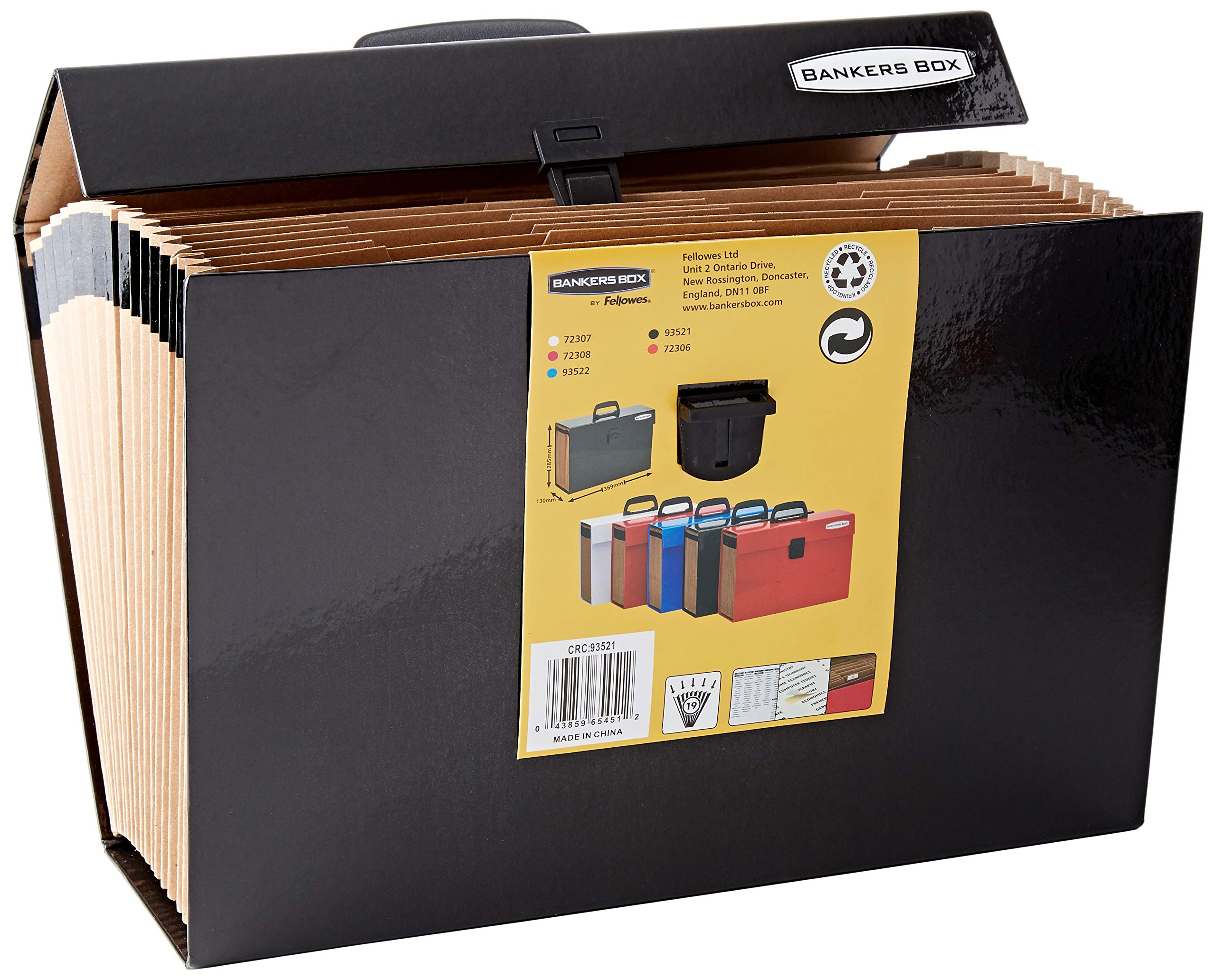 bankers-box-handifile-f-chermappe-a4-schwarz-19-f-cher image 2