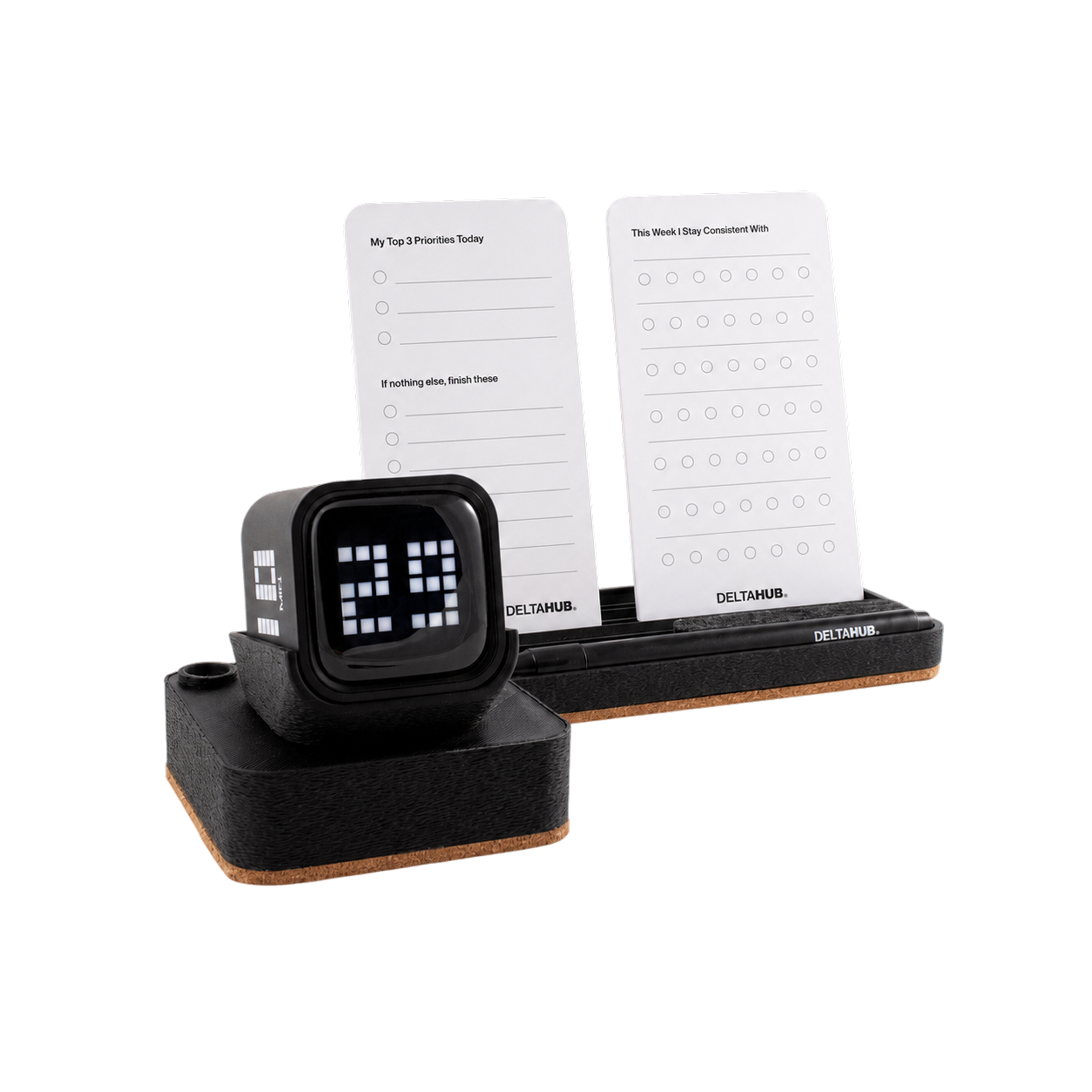 deltahub-to-do-list-focus-bundle-tagesplaner-schwarz-blank image 4