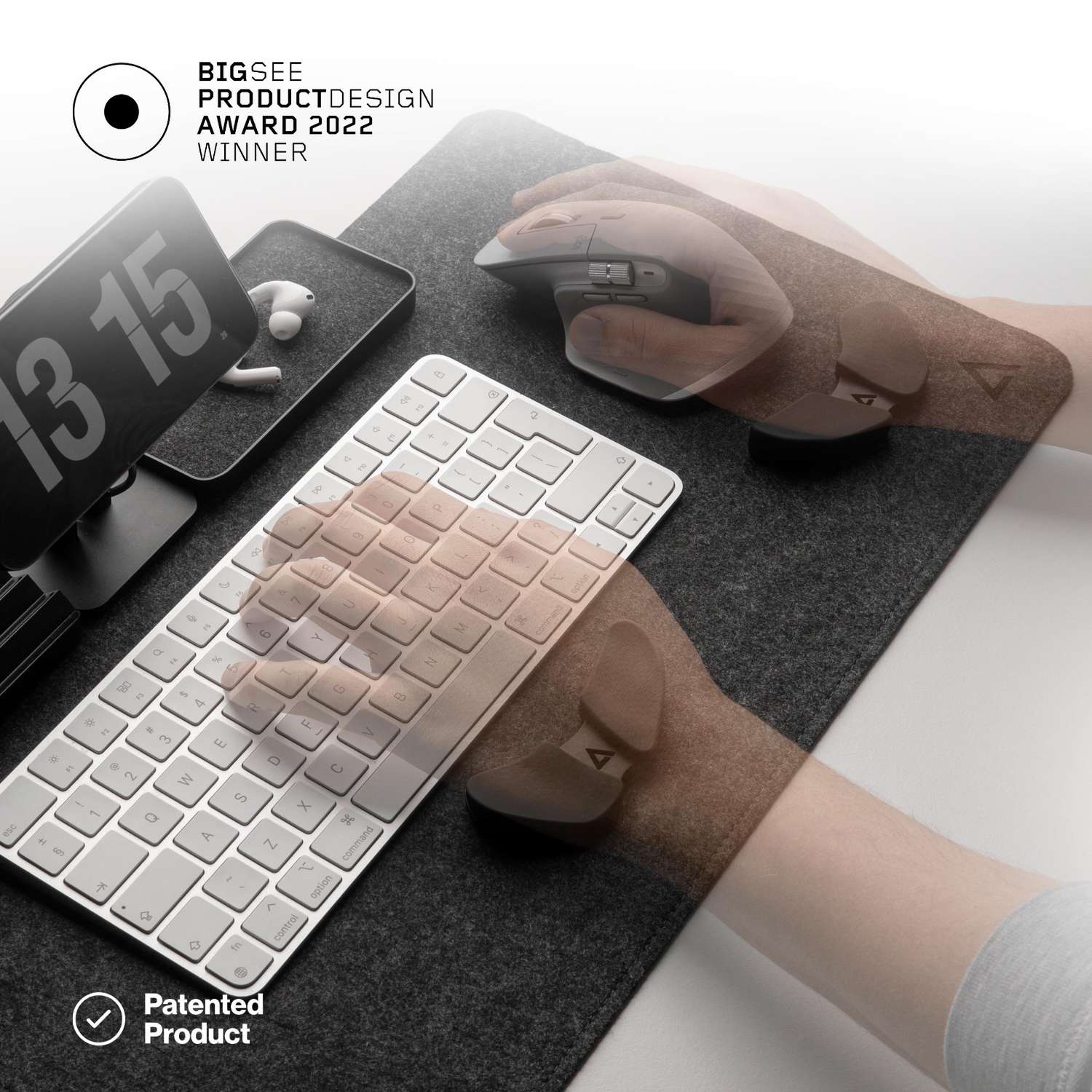 deltahub-carpio-full-ergonomic-setup-large-schwarz-dunkelgrau image 2