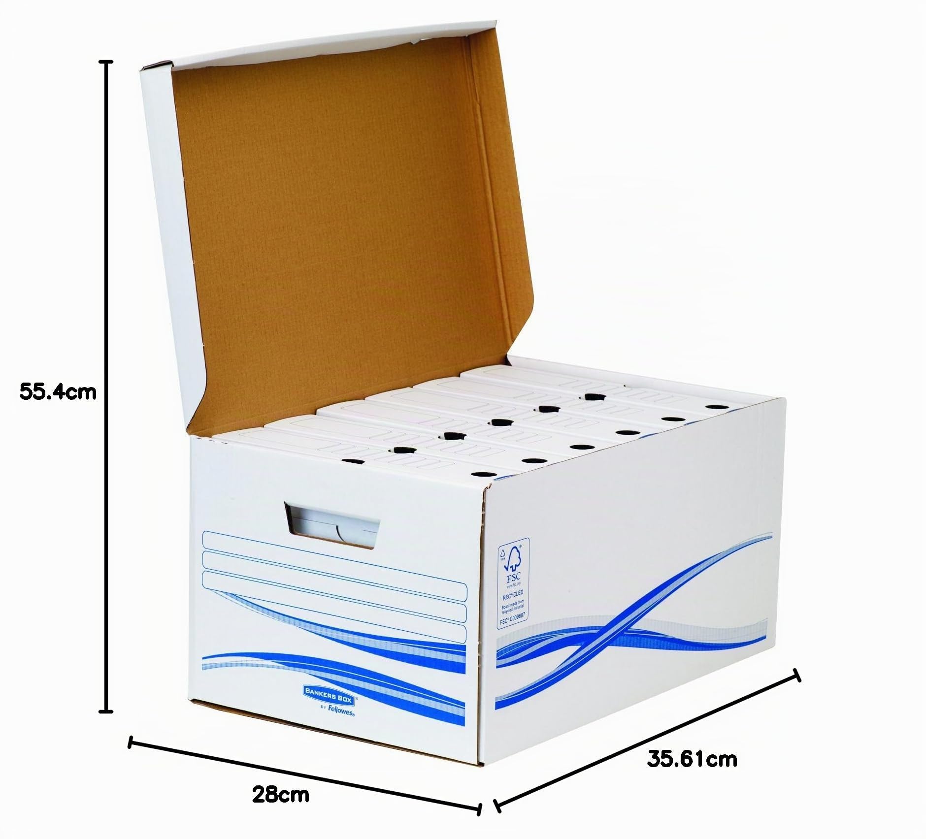bankers-box-basic-archivbox-maxi-6-archivschachteln-a4-wei image 6