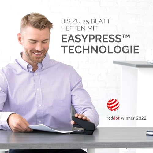 fellowes-lx840-easy-press-tacker-schwarz-25-blatt-halbstreifen image 8
