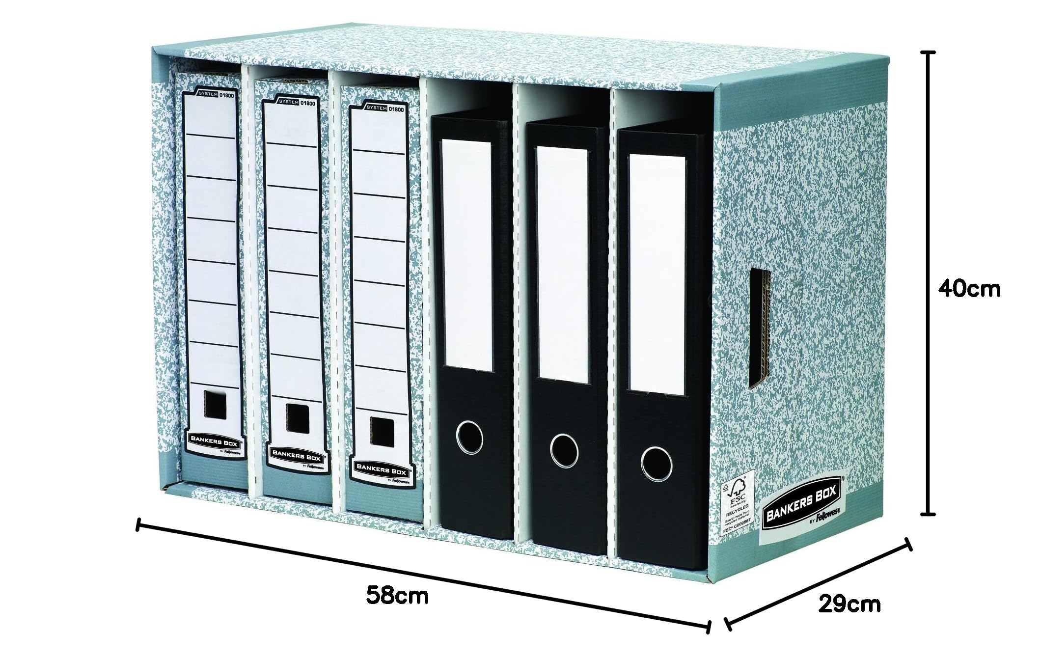 fellowes-bankers-box-system-ordnerarchiv-6-f-cher-grau-stapelbar image 8