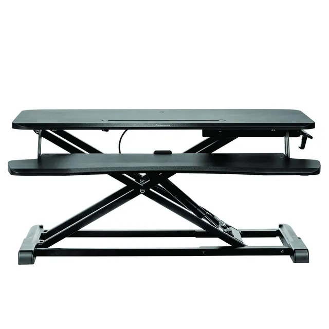 fellowes-breyta-corsivo-sitz-steh-schreibtischaufsatz-schwarz-gasfeder image 1
