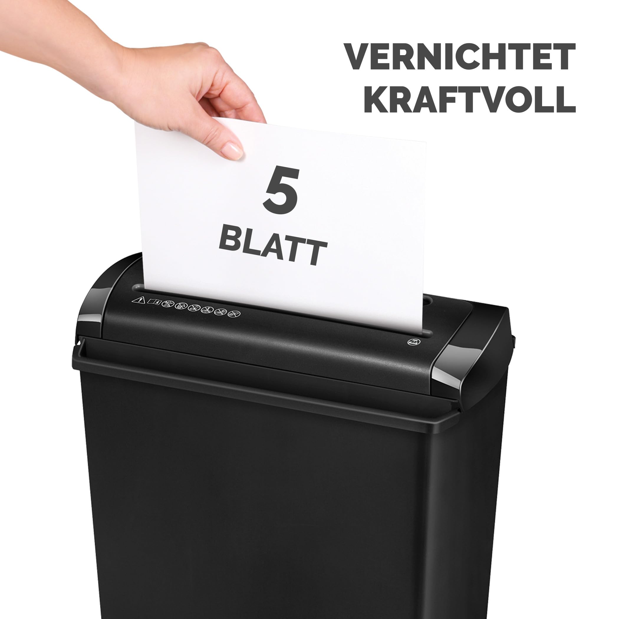 fellowes-powershred-p-25s-aktenvernichter-streifenschnitt-5-blatt image 3