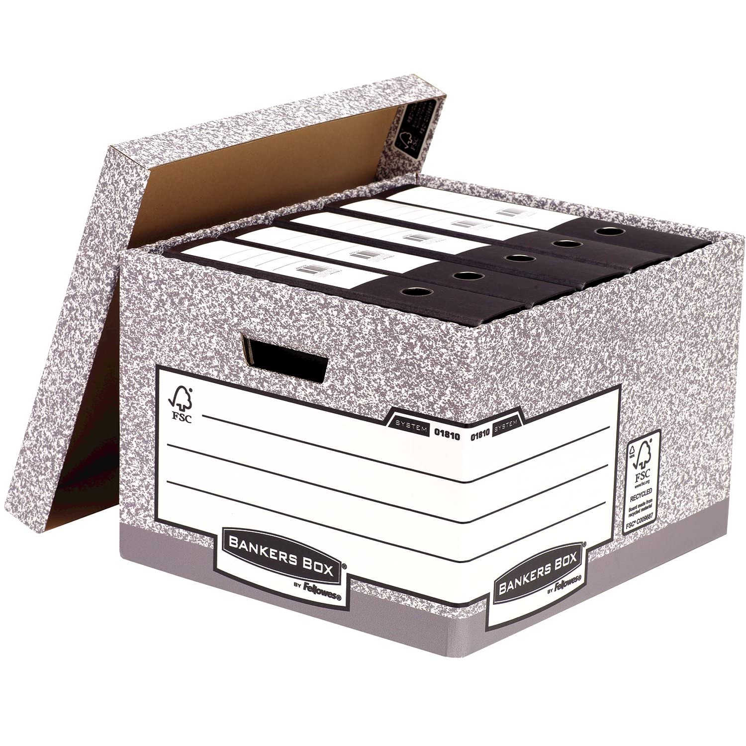 fellowes-bankers-box-system-archivbox-gro-grau-10er-pack image 3