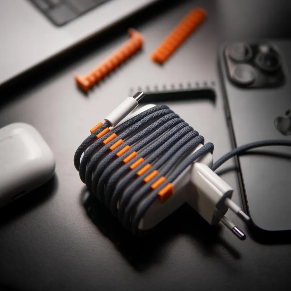 deltahub-holdx-cable-wrapper-kabelorganizer-3d-modell image 1