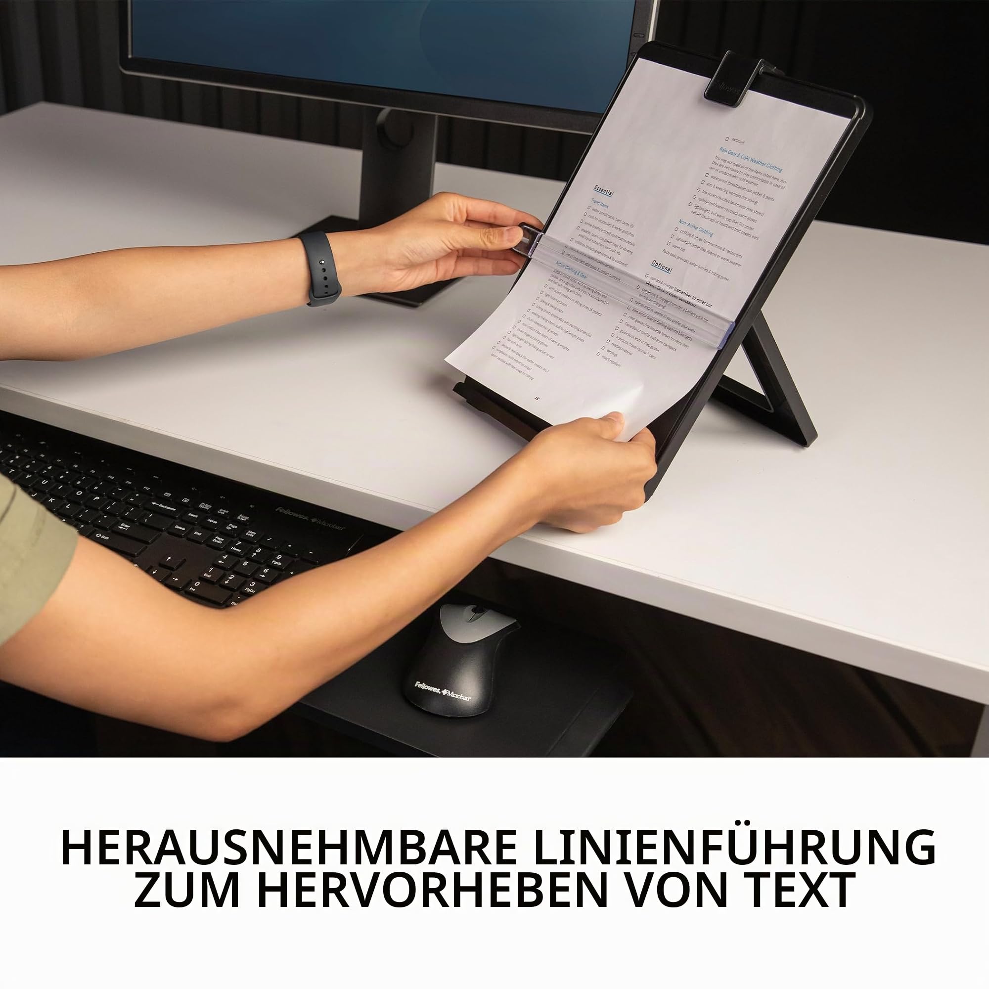 fellowes-i-spire-konzepthalter-a4-125-blatt-mit-lineal image 4