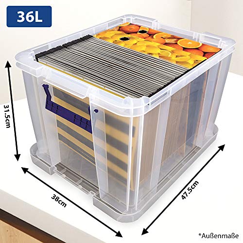 bankers-box-prostore-aufbewahrungsbox-36l-plastik-deckel image 7